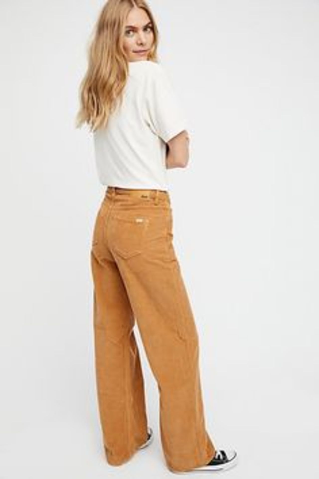 The Cords & Co. "Lea" Women's/High-Waist/Loose Fit/Wide Bottom Pants MSRP $160