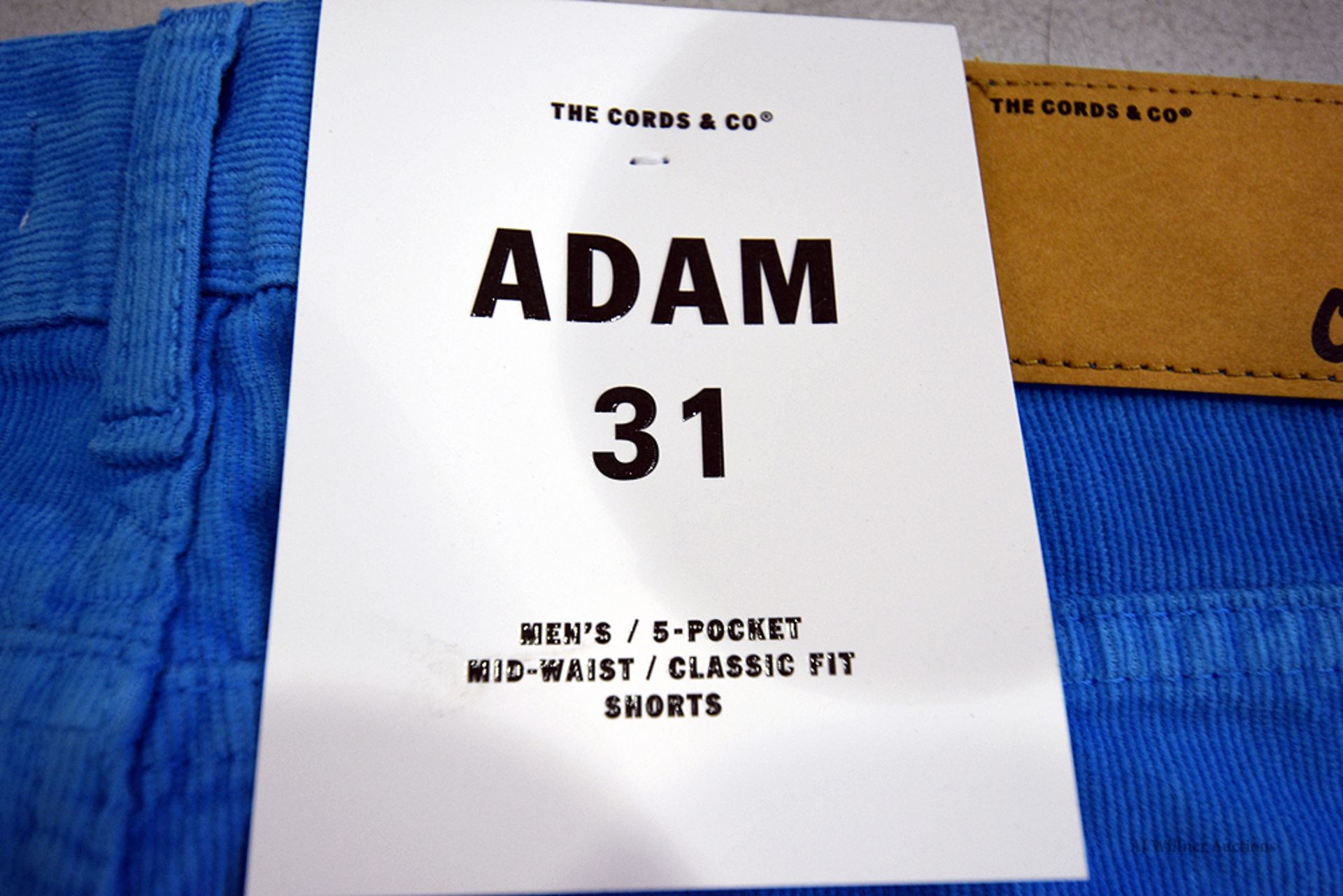 The Cords & Co. "Adam" Men's/ Mid-Waist/ Classic Fit/ Shorts MSRP $100 - Image 4 of 5