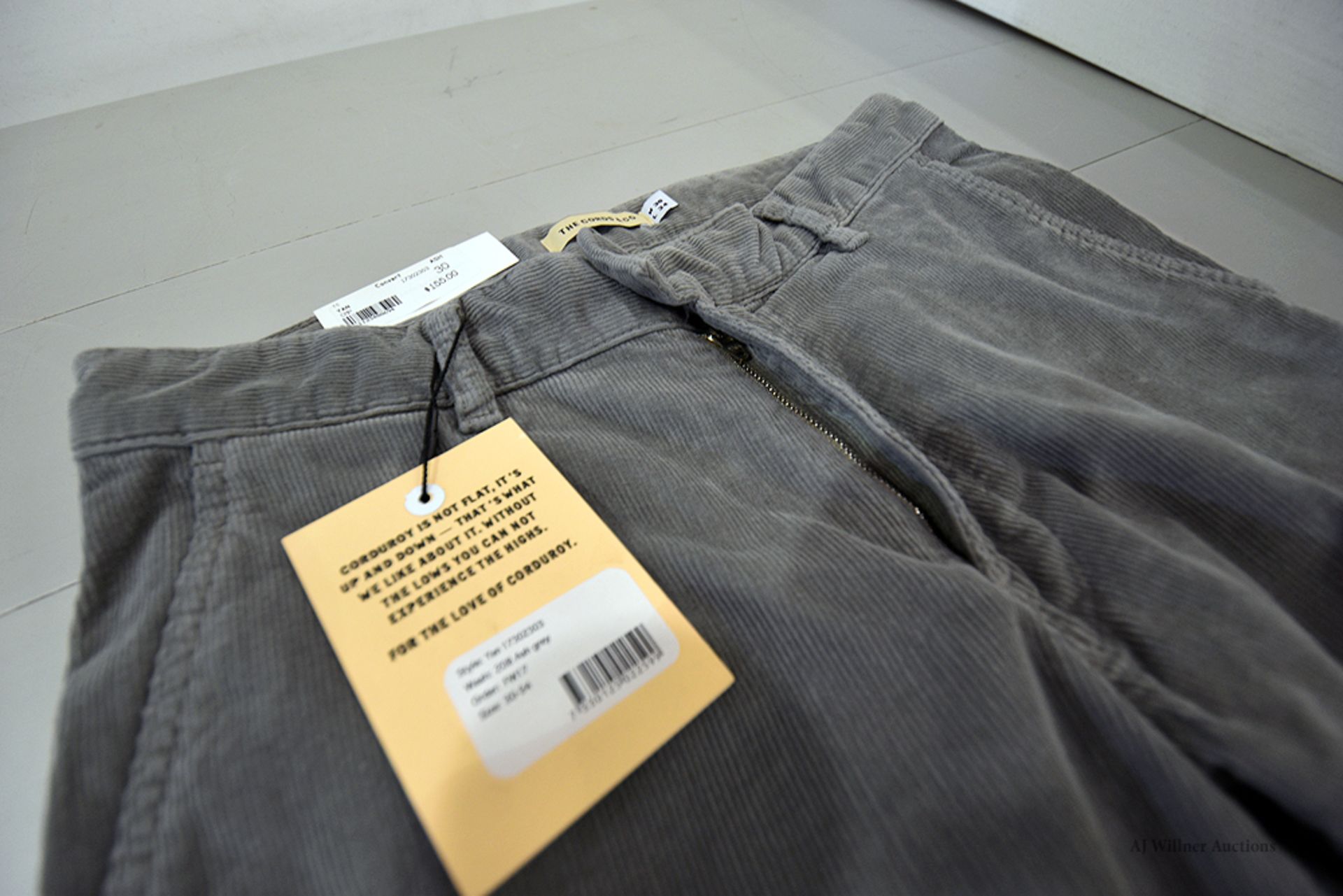 The Cords & Co. "Yan" Mens/Mid-Waist/Straight Fit/Narrow Leg Pants MSRP $150 - Image 3 of 6