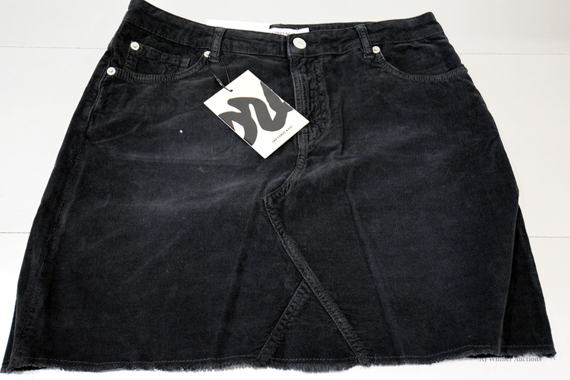 The Cords & Co. "Moa" Women's/ 5-Pocket/ Mid Waist/ A-Line Skirts MSRP $120 - Image 5 of 5