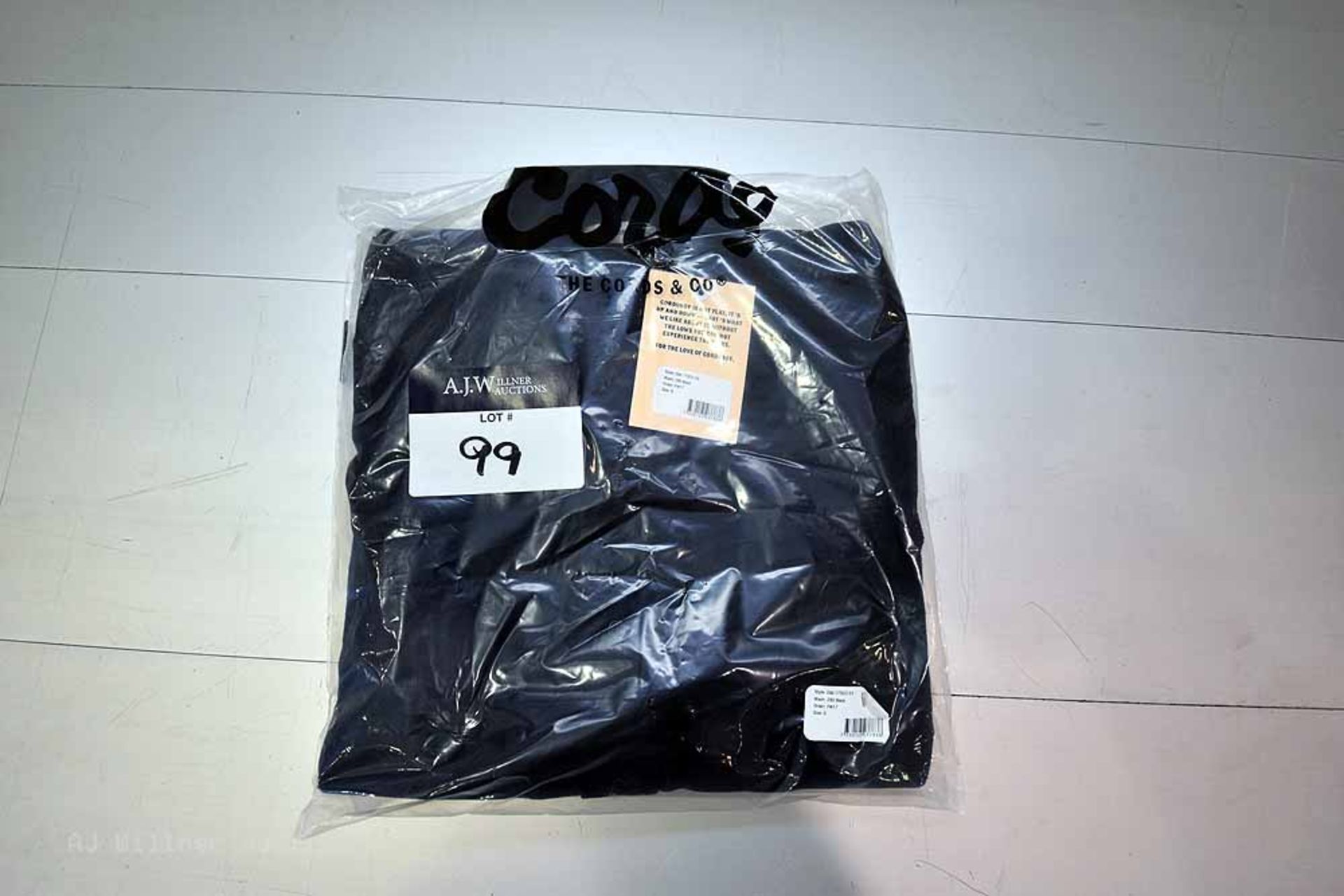 The Cords & Co. "Odd" Style, Uni-Sex Collard Long Sleeve Shirt(Black) Small, Medium, Large, X-Large - Image 6 of 6