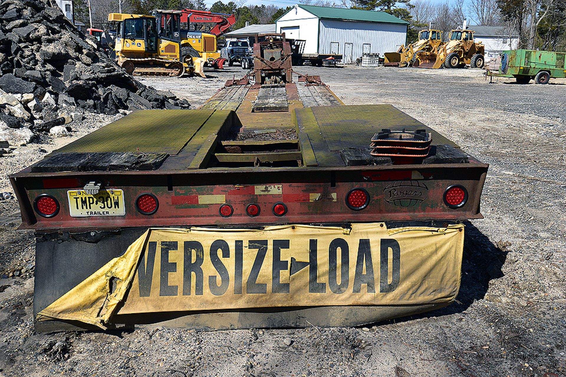 1993 Rogers Croucher Model CTWHNF40DSF25-89-R20GRARRL Tandem Axle Gooseneck Lowboy Trailer - Image 4 of 7