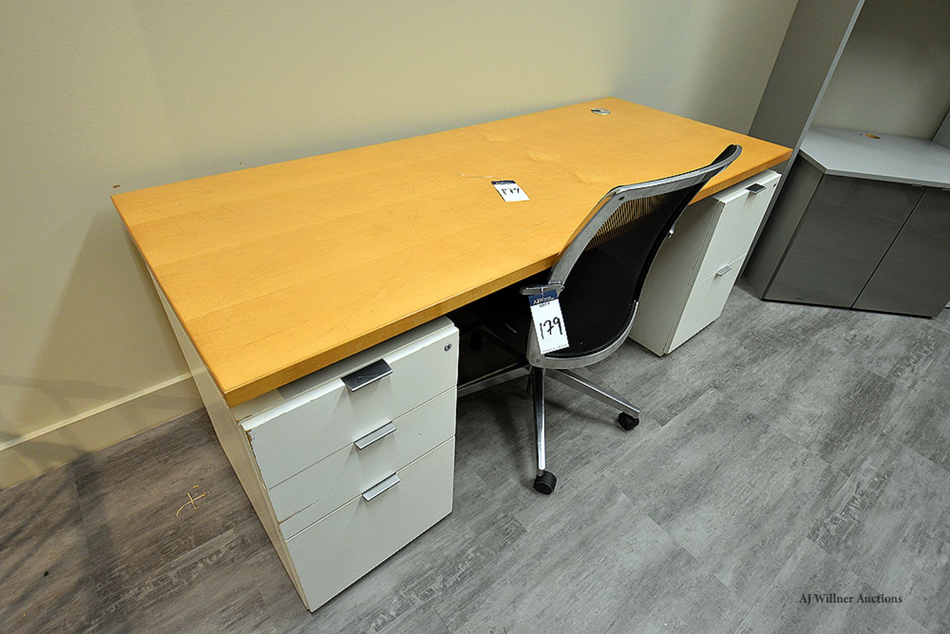 Dauphin Ergonomic Chair & Wood-Top Desk - Image 3 of 3