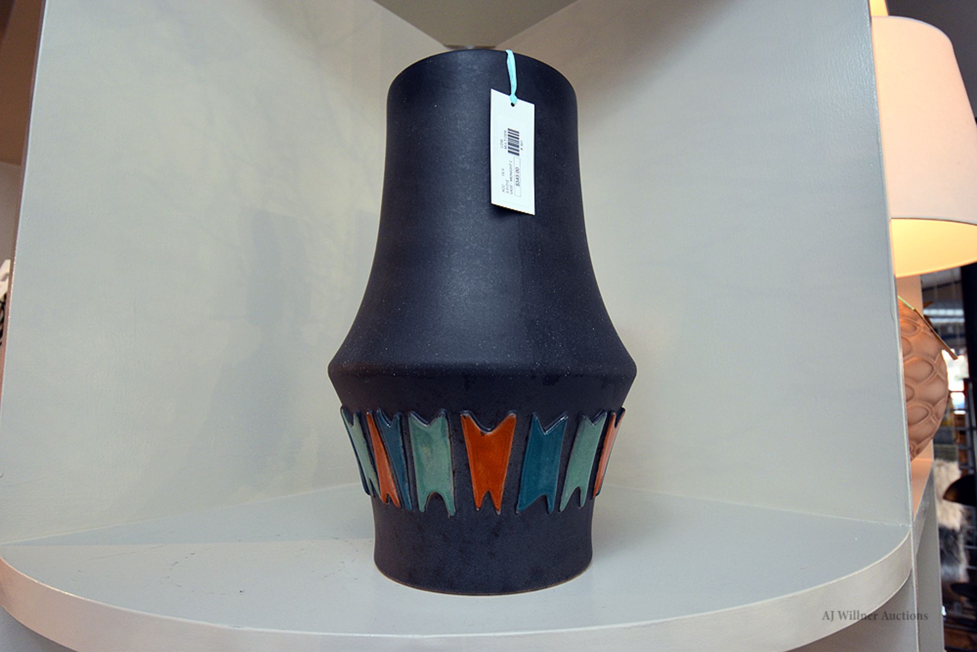 Global Views Ceramic Vase "Midnight", 16"