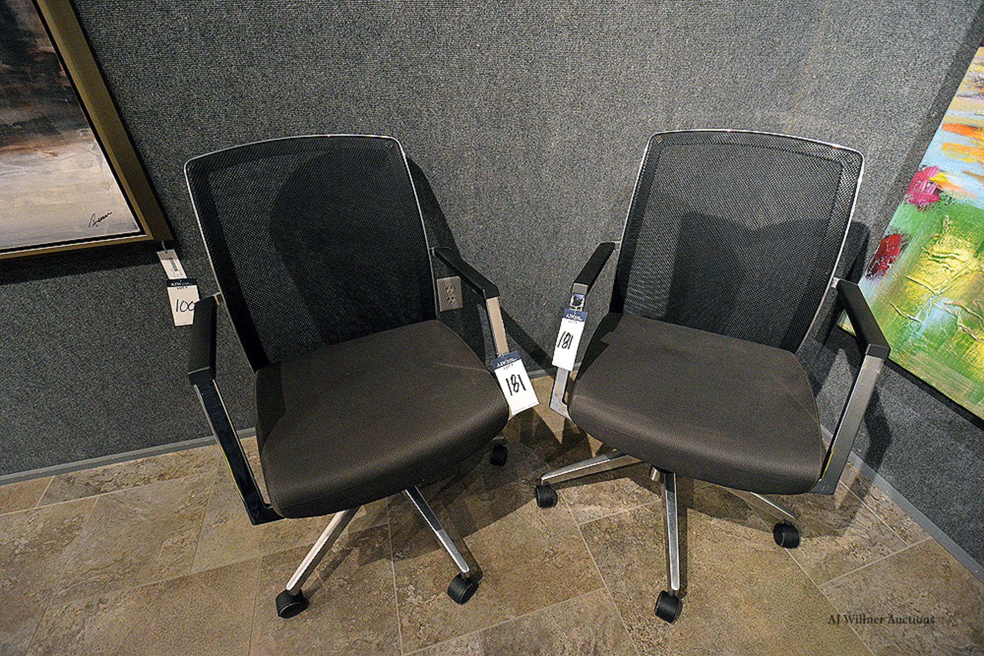 (2) Dauphin Ergonomic Office Chairs