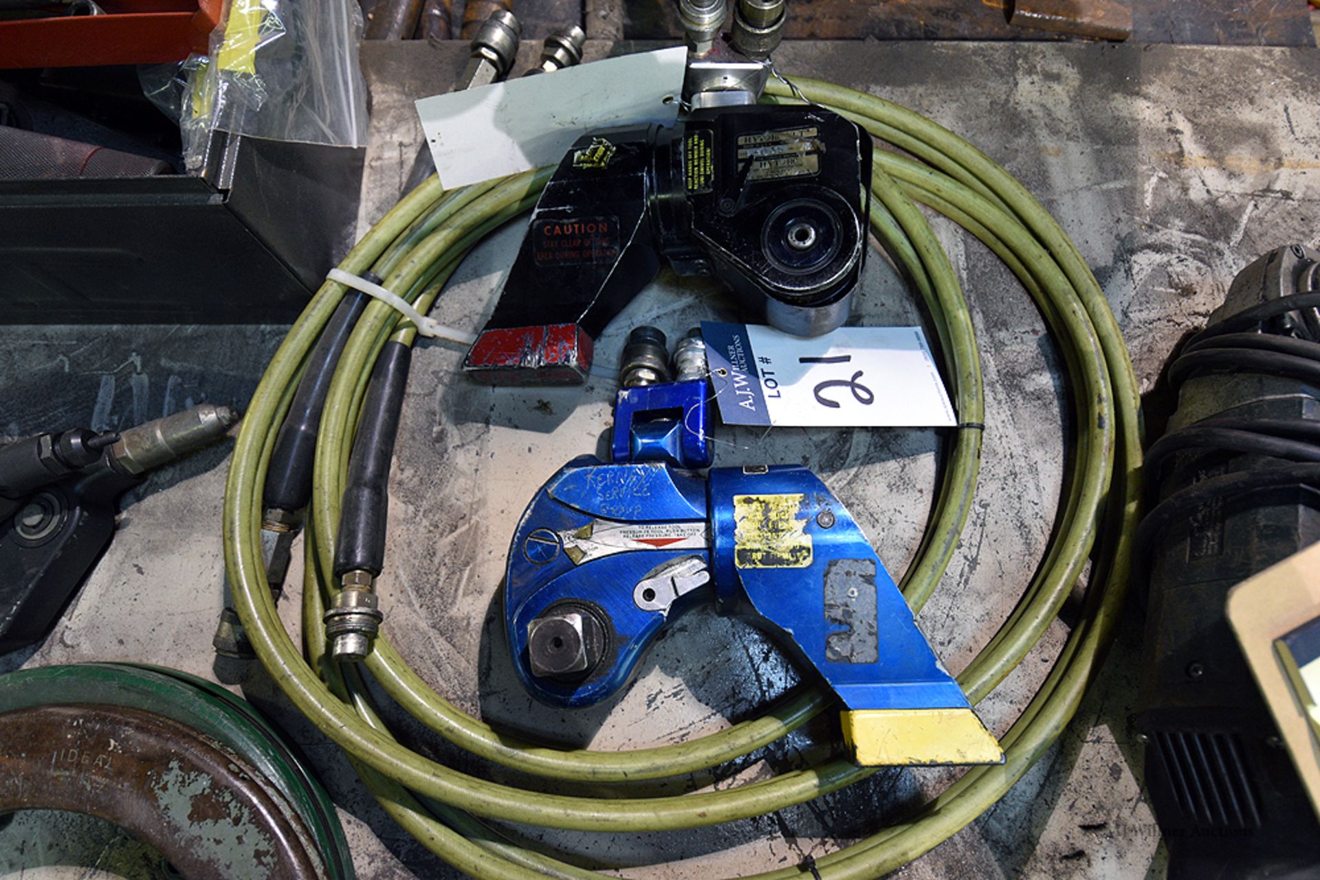 Hytorc Hydraulic Wrenches w/Hose - Image 2 of 2