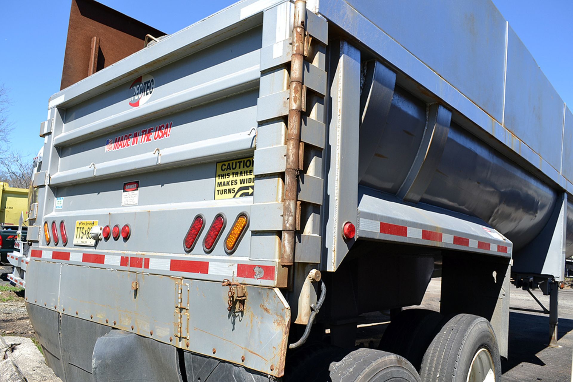 2017 Spectec Tec STFD3448102 34’-0 Tandem Axle, Steel End Dump, Rock Trailer - Image 4 of 6