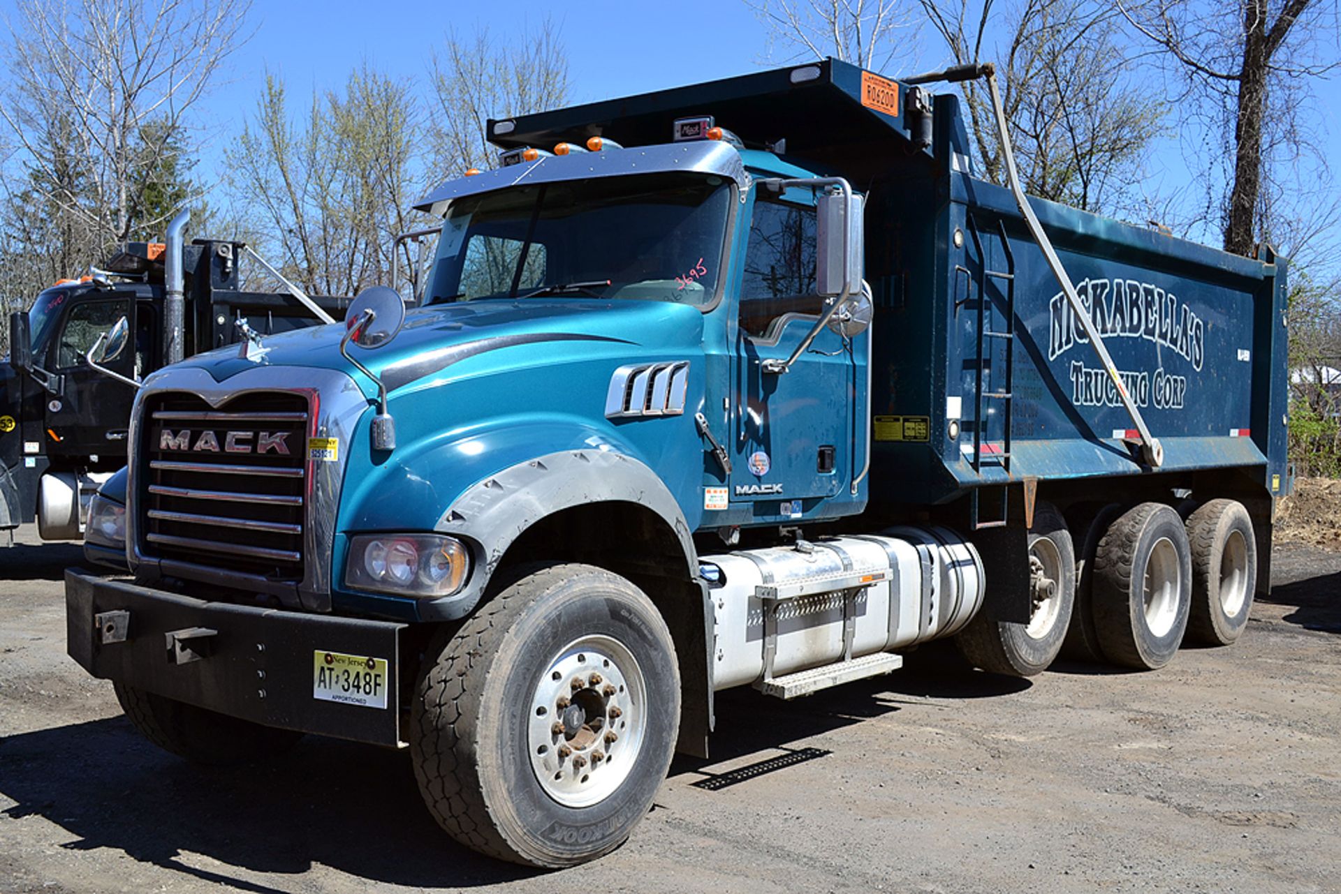 2017 Mack GU713 Standard Cab Tri-Axle, Dump Truck