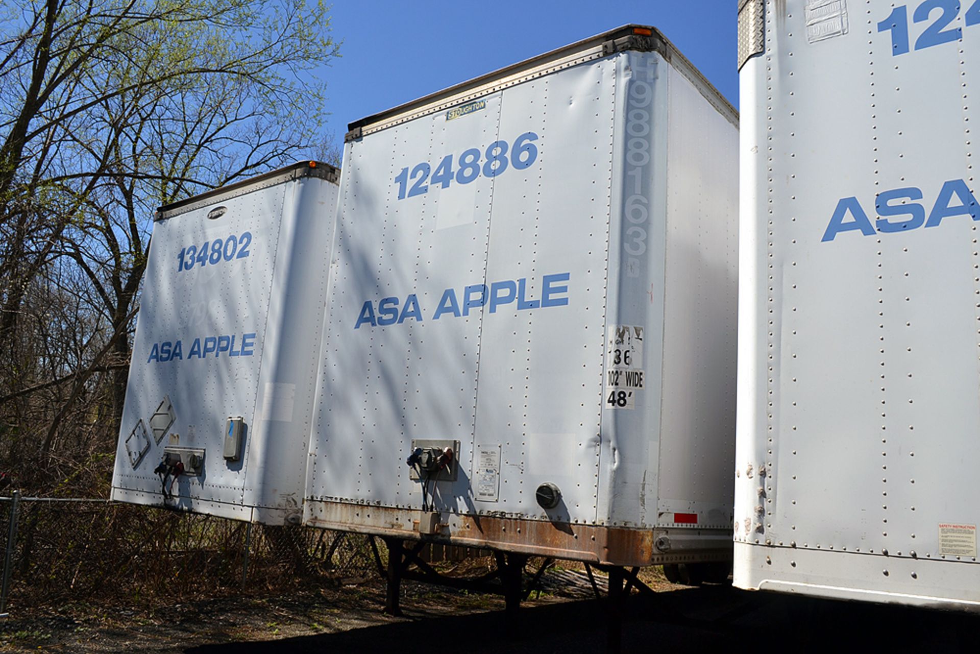 1998 Stoughton 48' Tandem Axle, Van Trailer