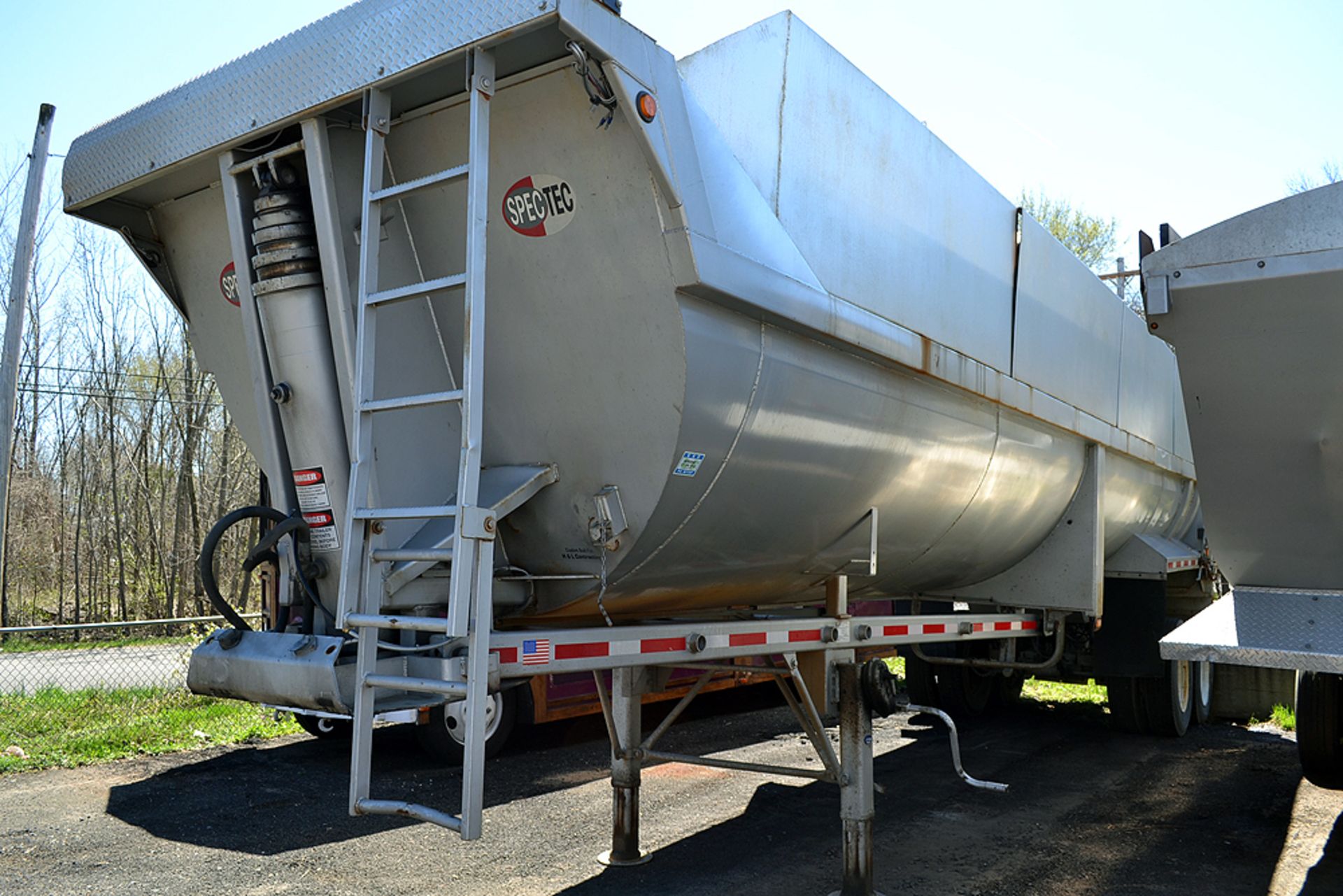 2017 Spectec Tec STFD3448102 34’-0 Tandem Axle, Steel End Dump, Rock Trailer - Image 5 of 6