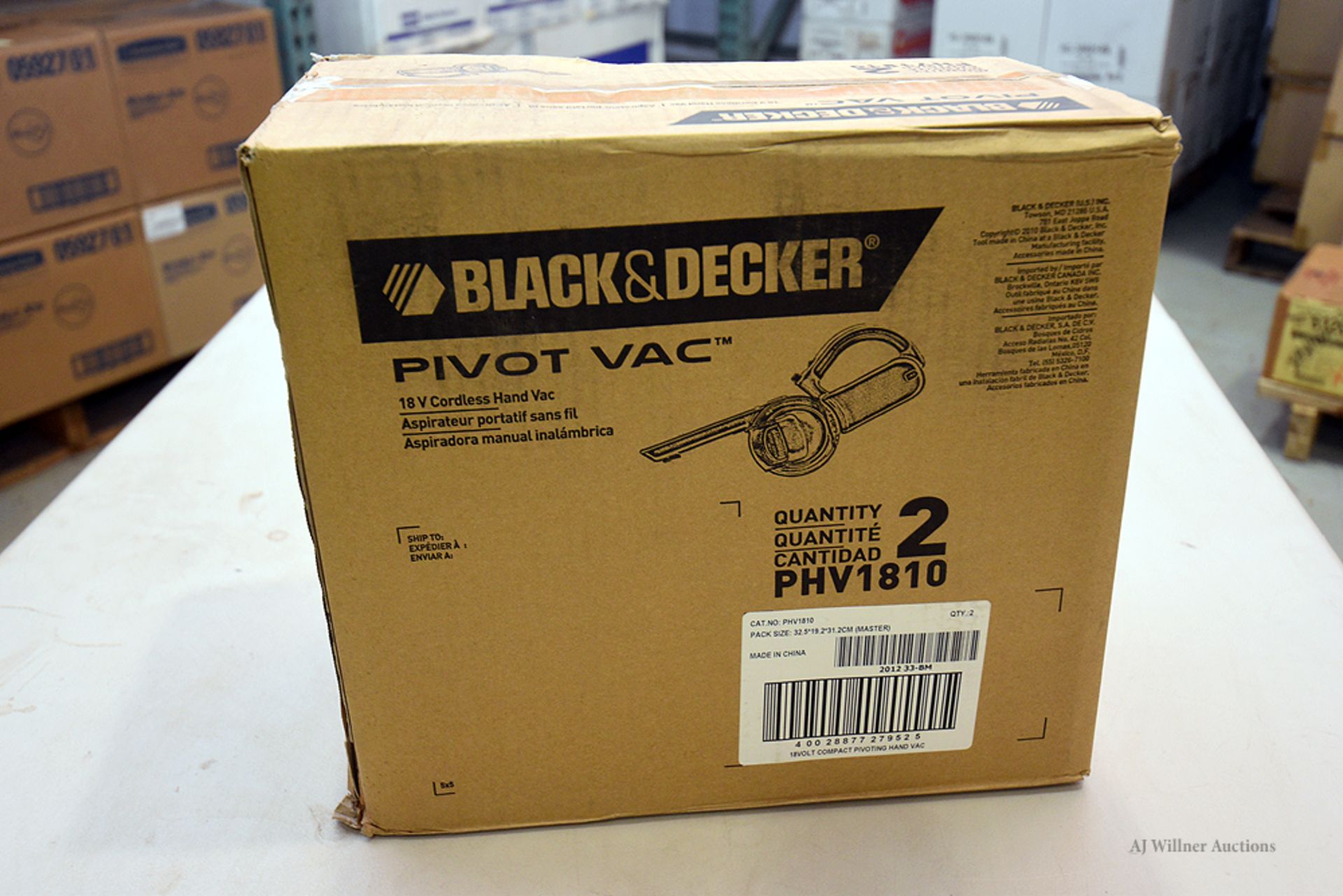 Black & Decker, "Pivot Vac", Model PHV1810