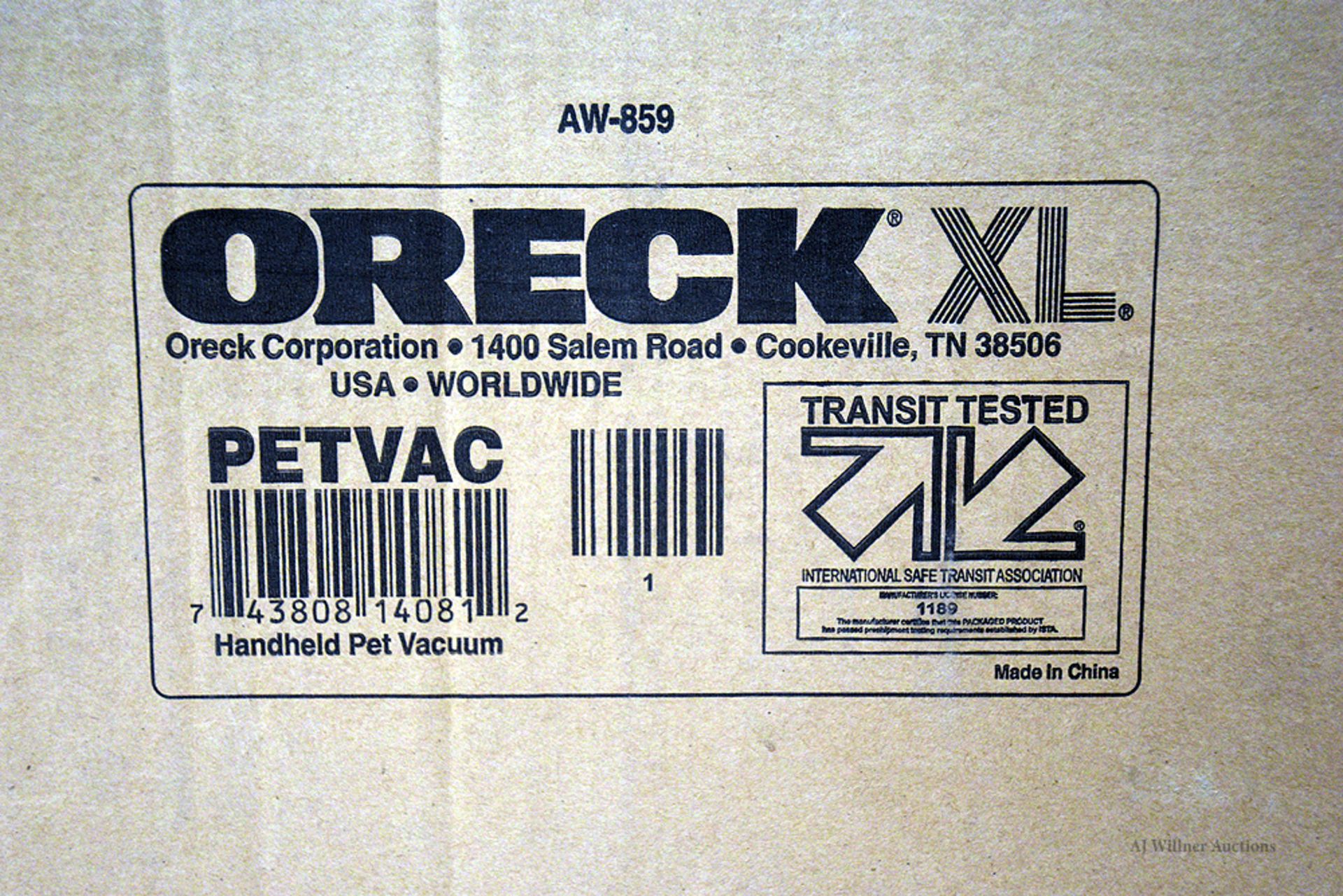 Oreck XL, Handheld Pet Vacuum, Model AW-859 - Image 3 of 3