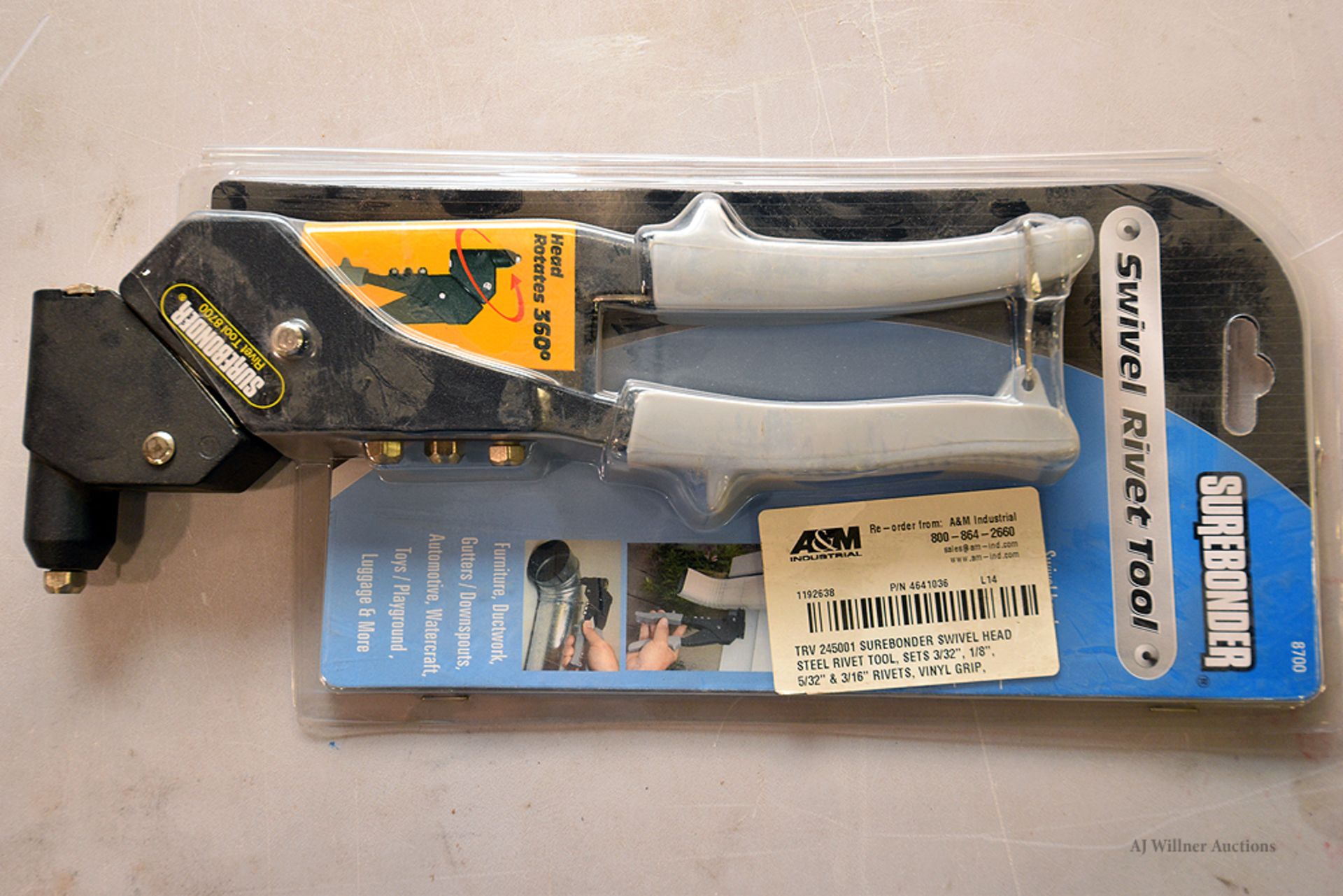 Surebounder, Swivel Rivet Tool, Model 8700