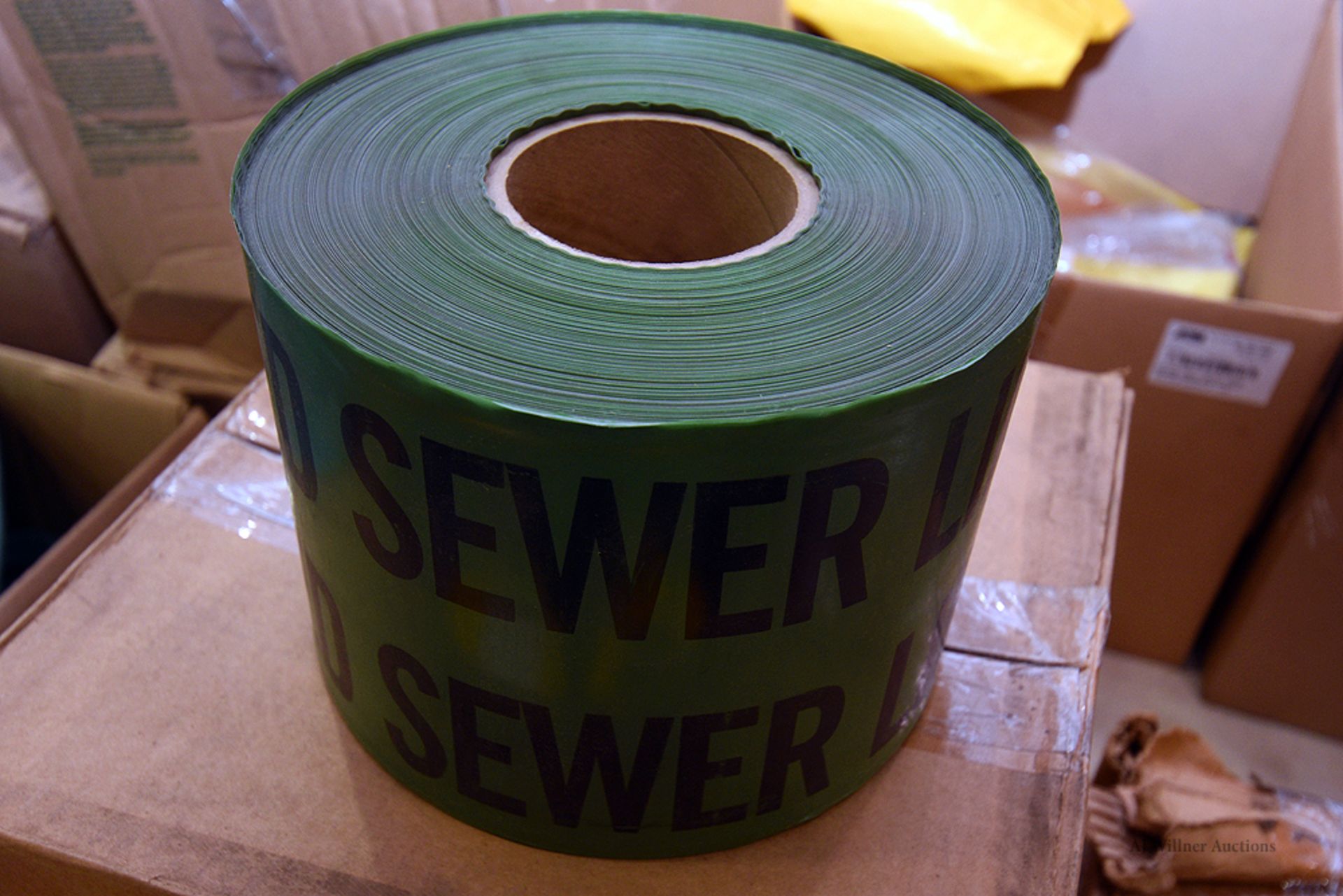 Green Saftey Tape "Caution Buried Sewer Line Below" - Bild 2 aus 2