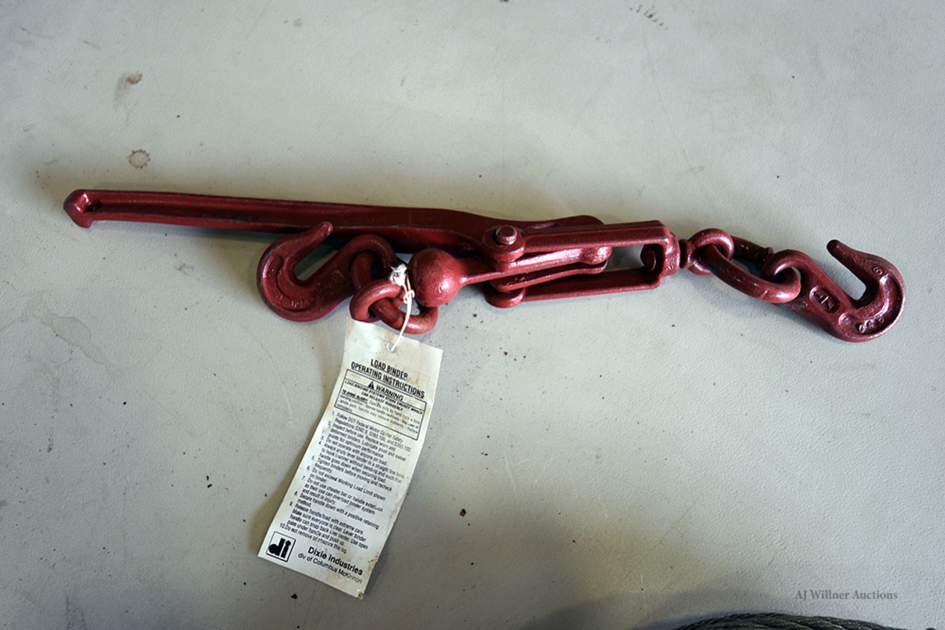 Johnson Capacity Hoist, Binders and Braided Cable Slings - Image 5 of 6