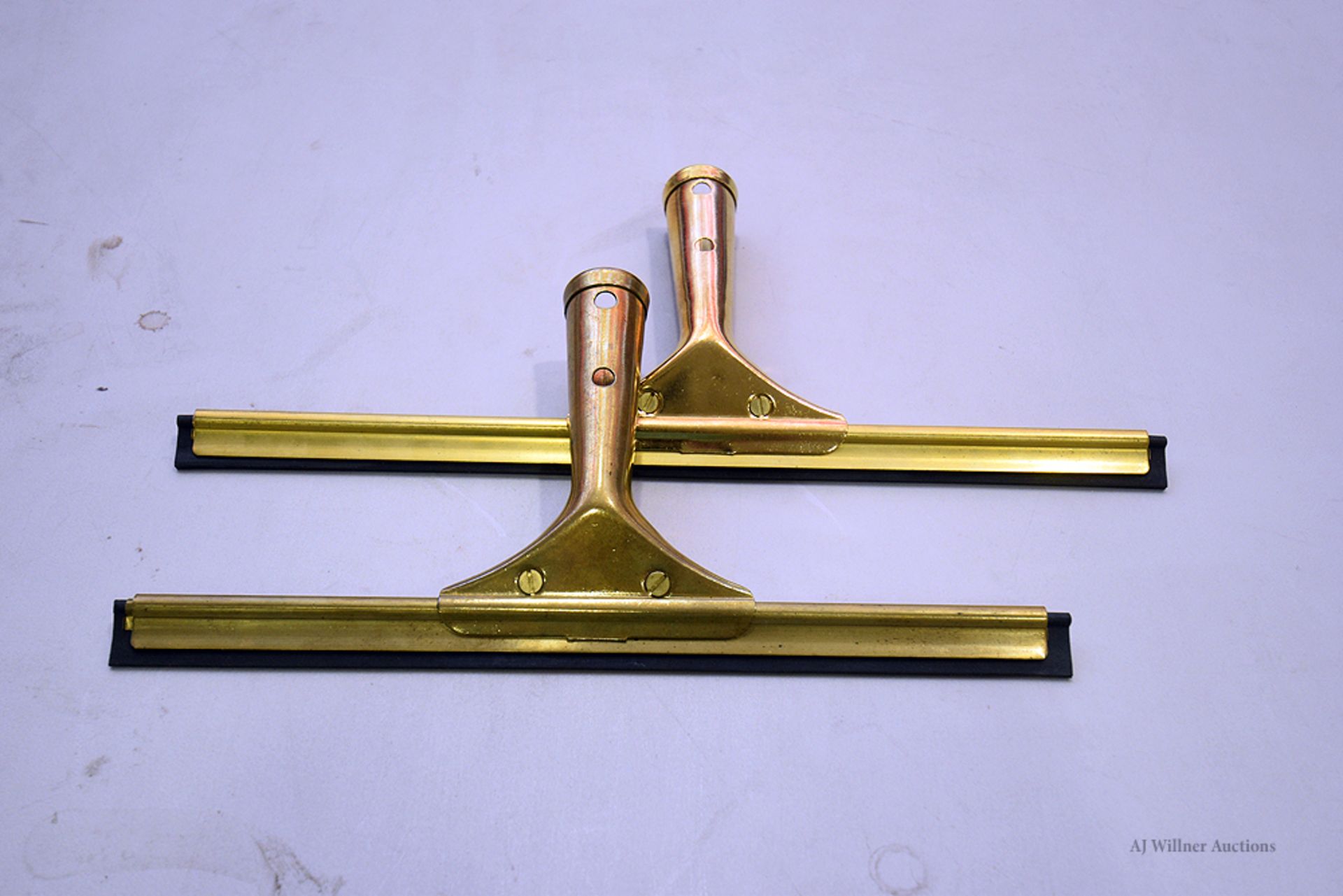 Brass Squeegie w/ Rubber Strip