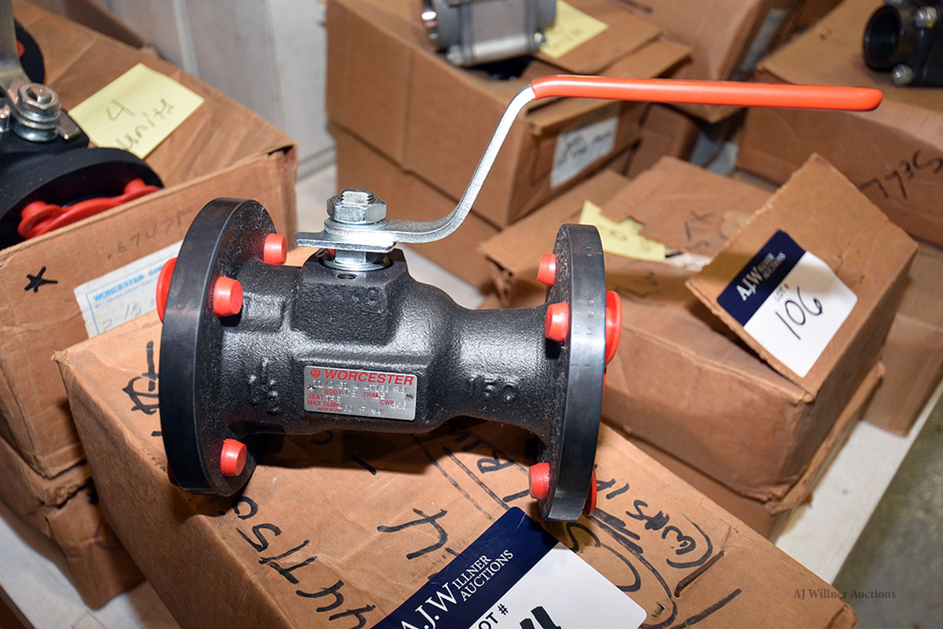 Worcester Controles, 1 1/2" Ball Valve 150#, Model 5144T150