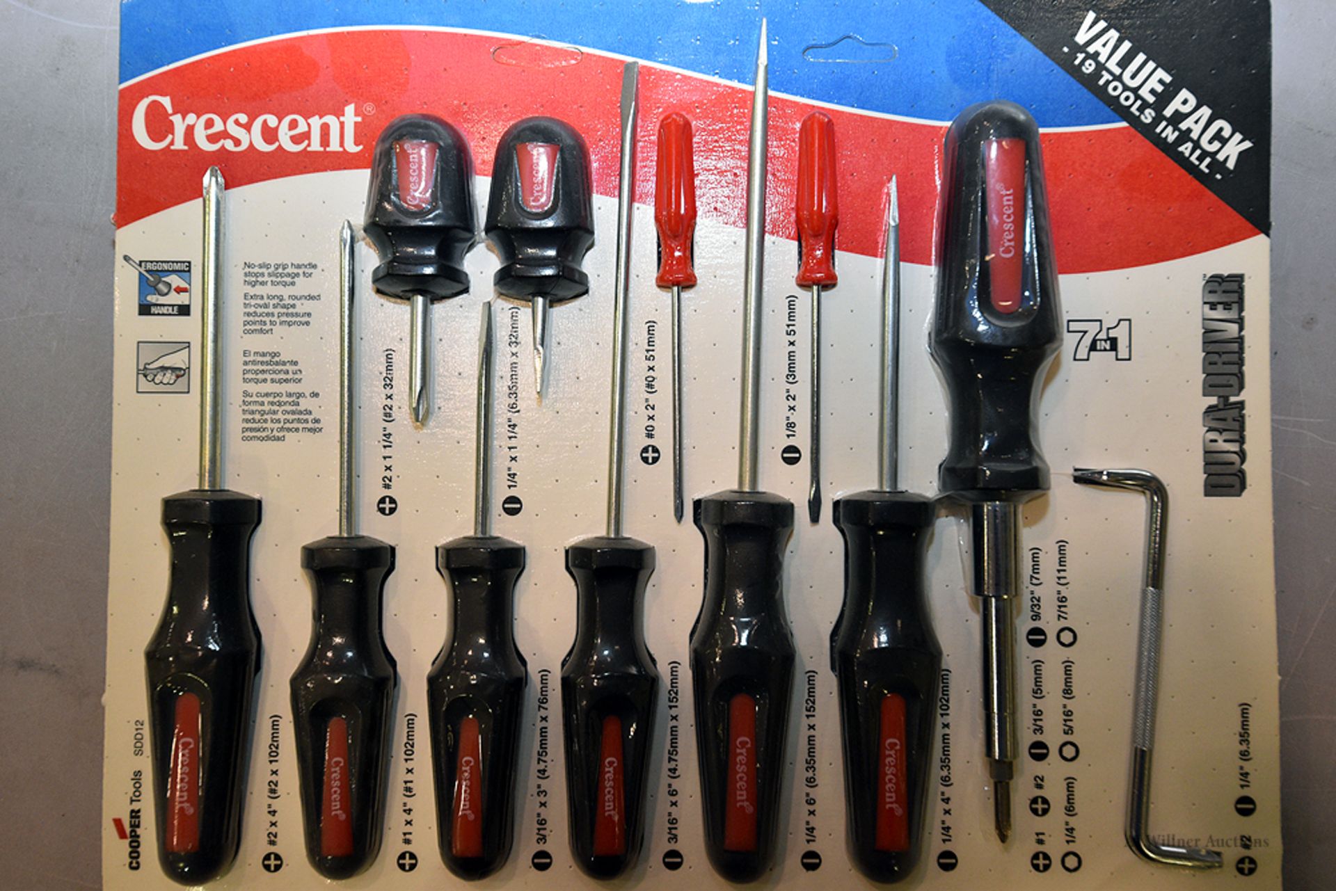 Cresent, Value Pack, "19 Tools in All" Driver Kit