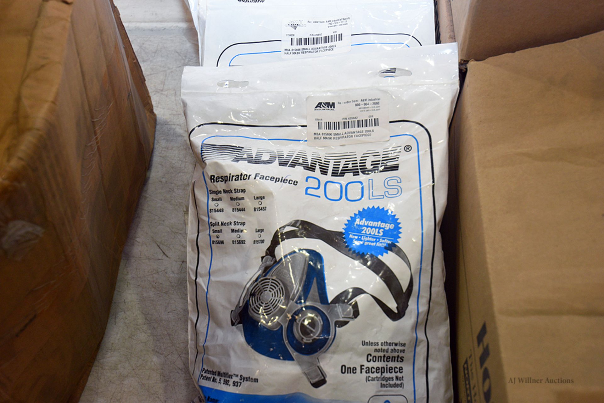 Advantage, Respirator Facepiece, Model 200LS W/ Avantage 200 Filter Covers - Image 4 of 4