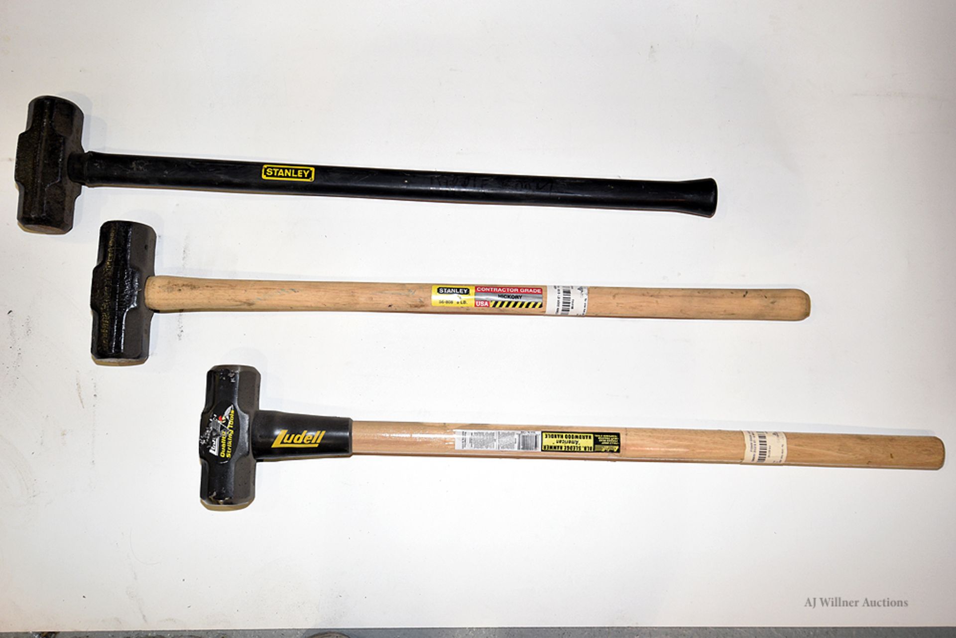 (5) Stanley 8 lbs. & (2) Ludell 8 lbs. Double Faced Sledge Hammer