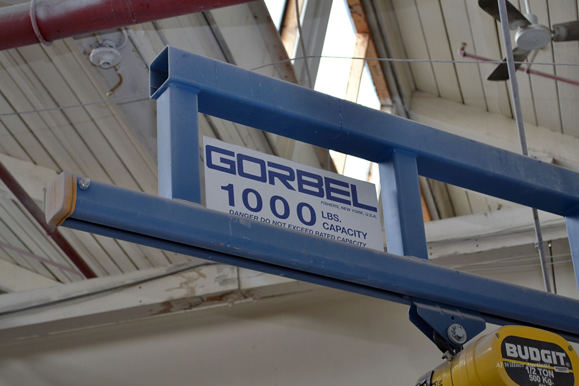 Gorbel A-Swing Boom, 1,000 Capacity s/n 513256 - Image 2 of 4