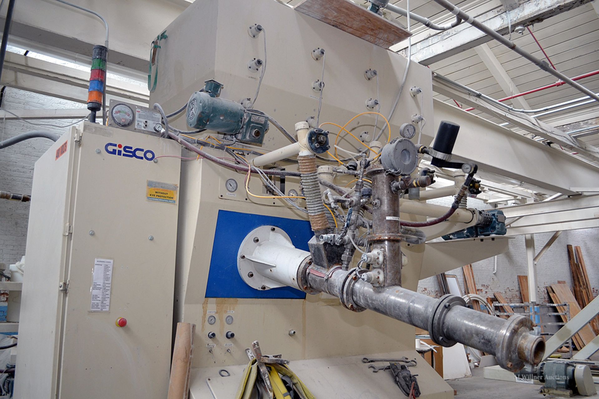 Gisco Solod Surface Continous Mixing & Dispensing Machine w/ Controlable Industrial Vacuum System - Image 3 of 7