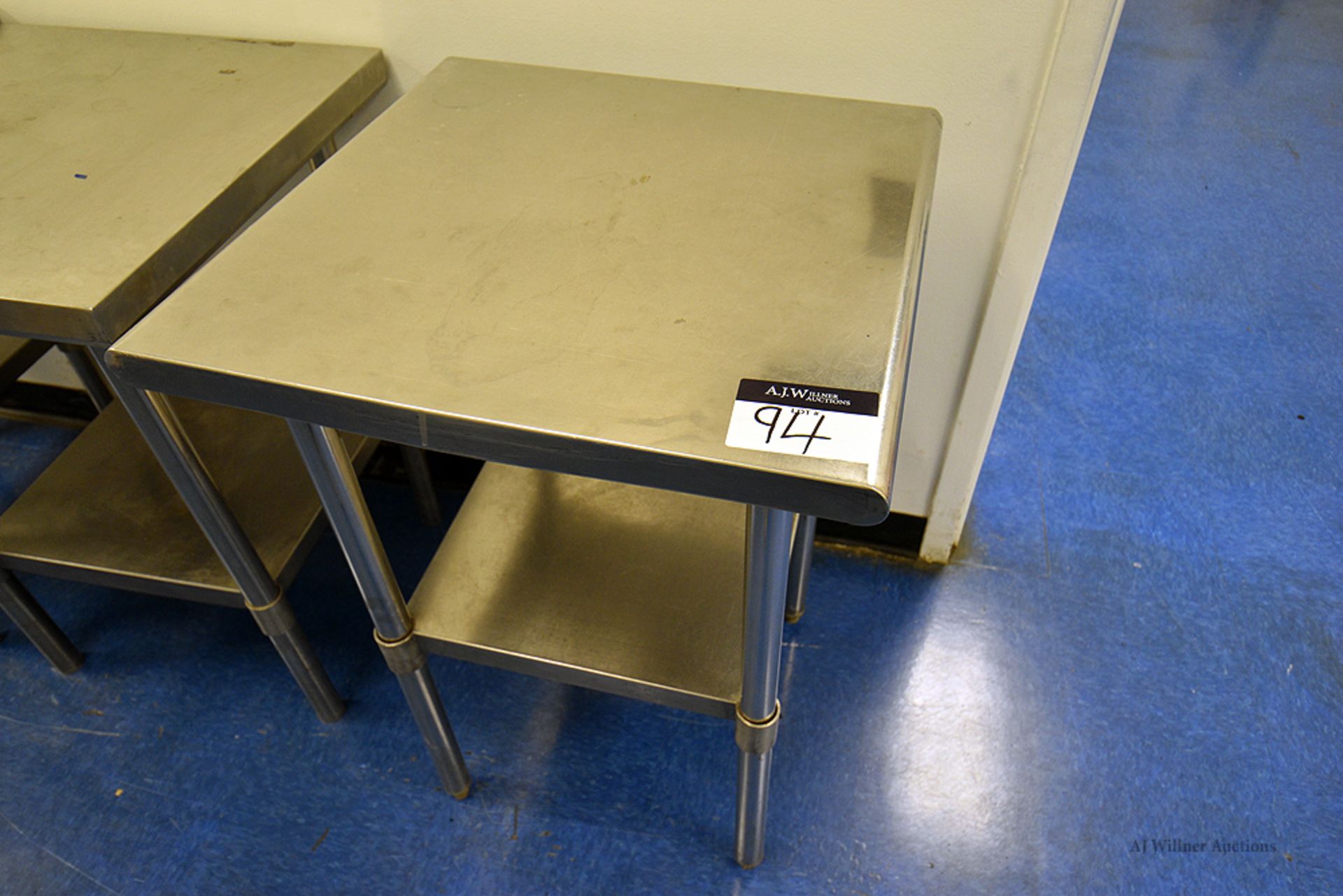 24"x24" Stainless Steel 2-Tier Work Tables
