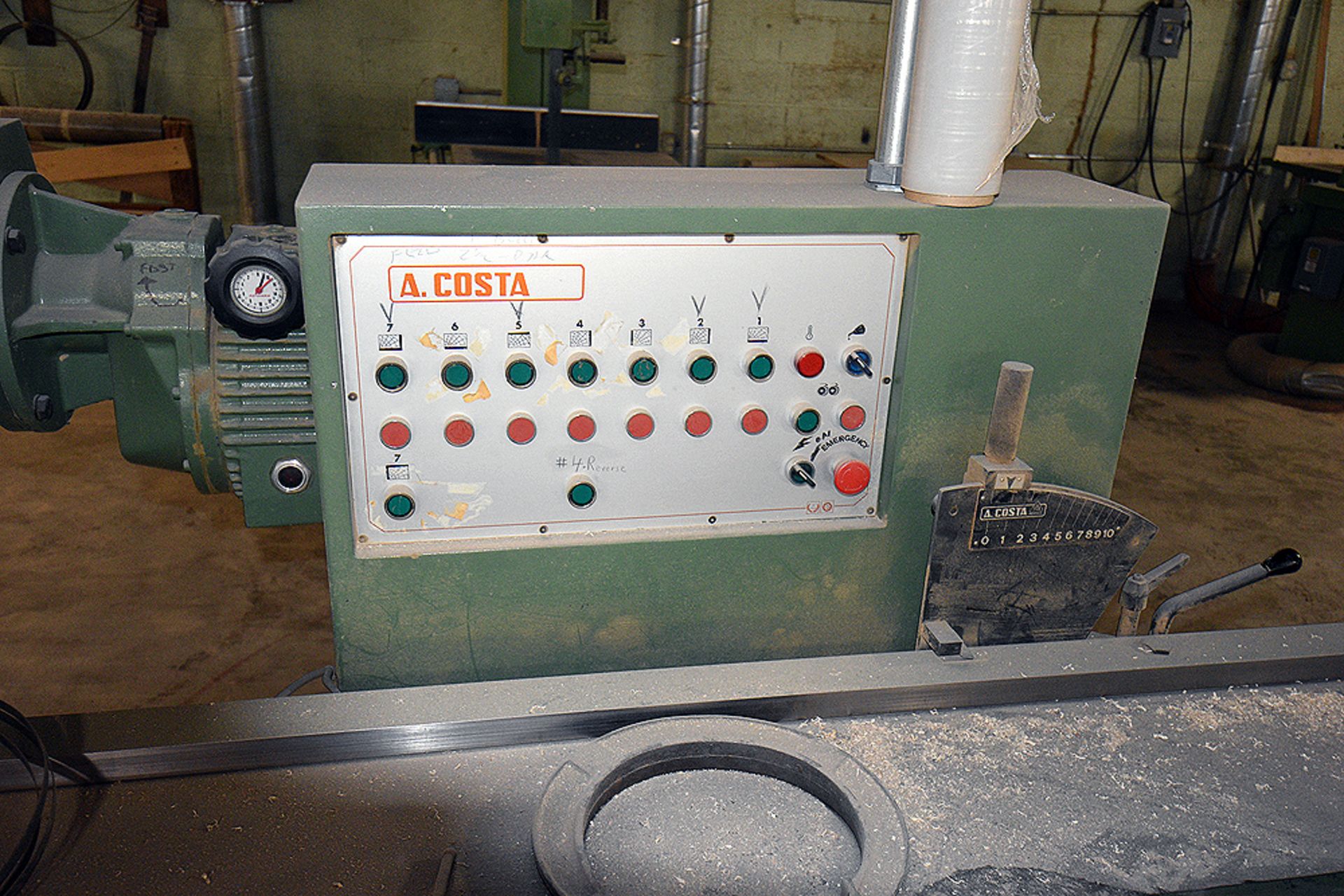 Costa model SPAMATIC 187 Four Sided Moulder - Image 9 of 11