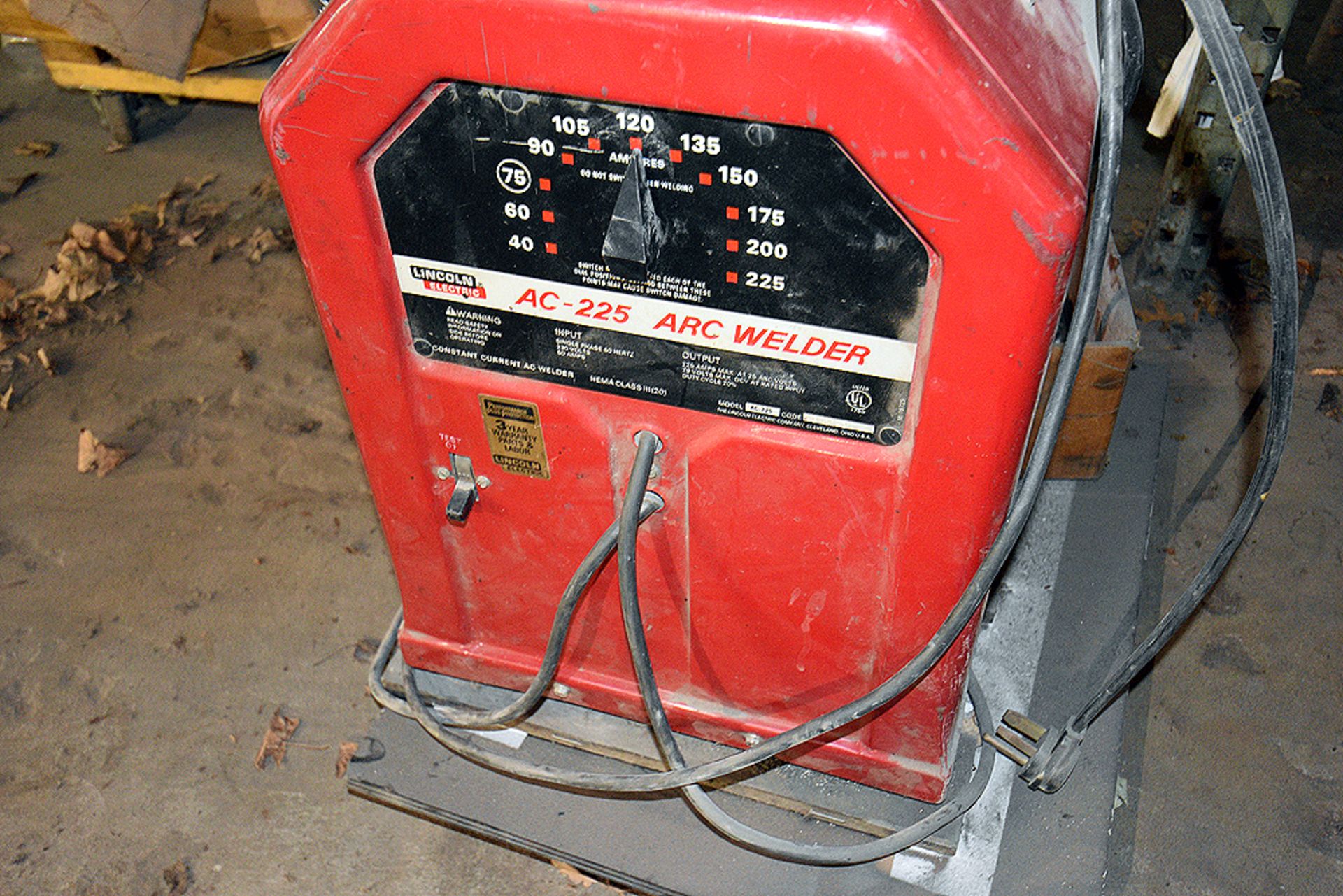 Lincoln Electric model AC-225 Arc Welder - Image 2 of 3