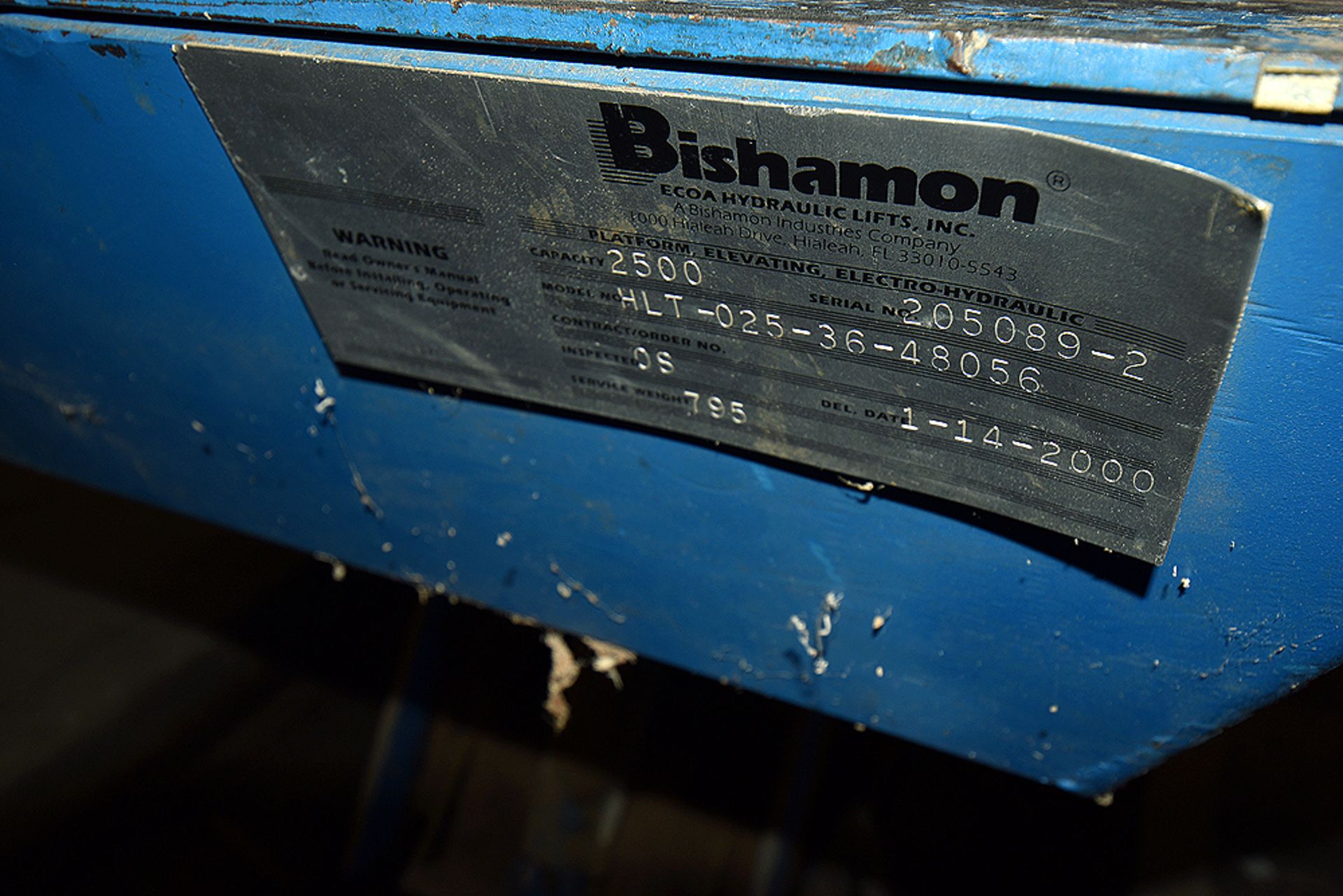 Bishamon, 2500lb cap Hydraulic Lift Table - Image 5 of 9