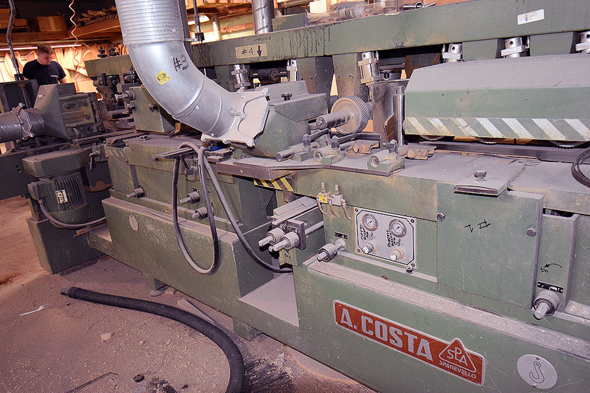 Costa model SPAMATIC 187 Four Sided Moulder - Image 10 of 11