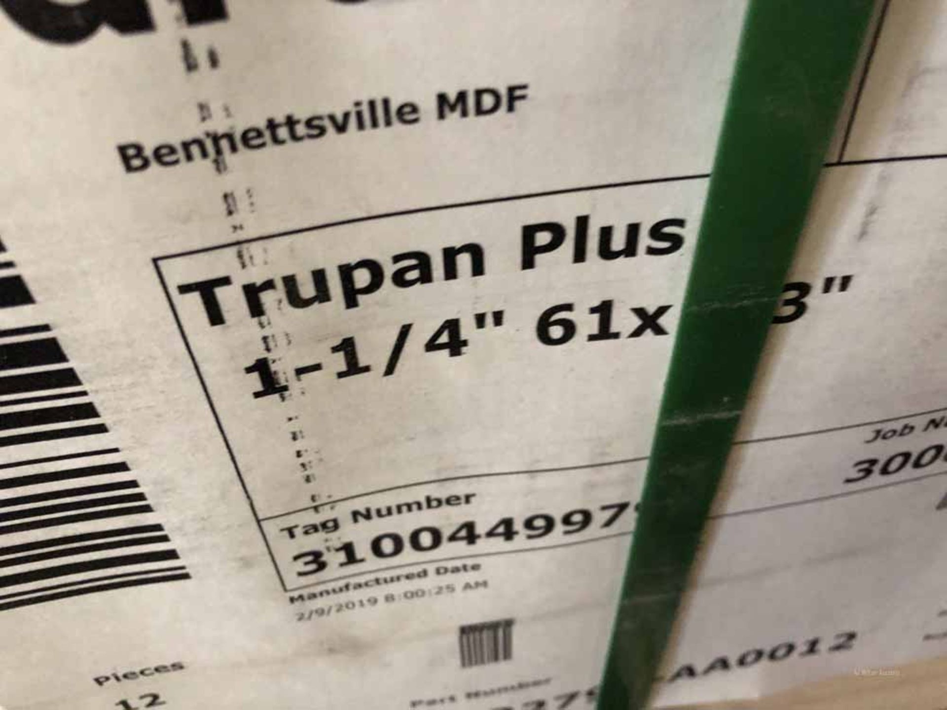 Trupan Plus, (1 1/4" x 61" x 193") - Image 2 of 3