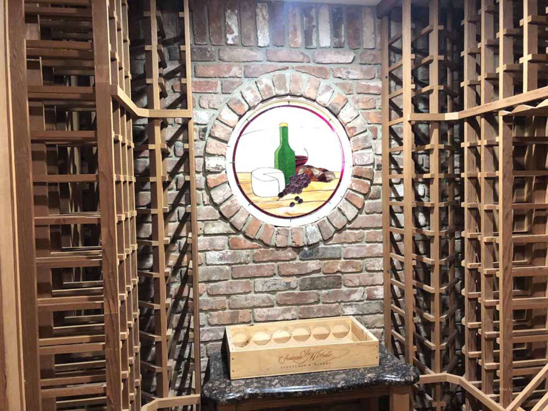 Wine Cellar,Wrought Iron Gate,100 Bottles Capacity - Image 11 of 11