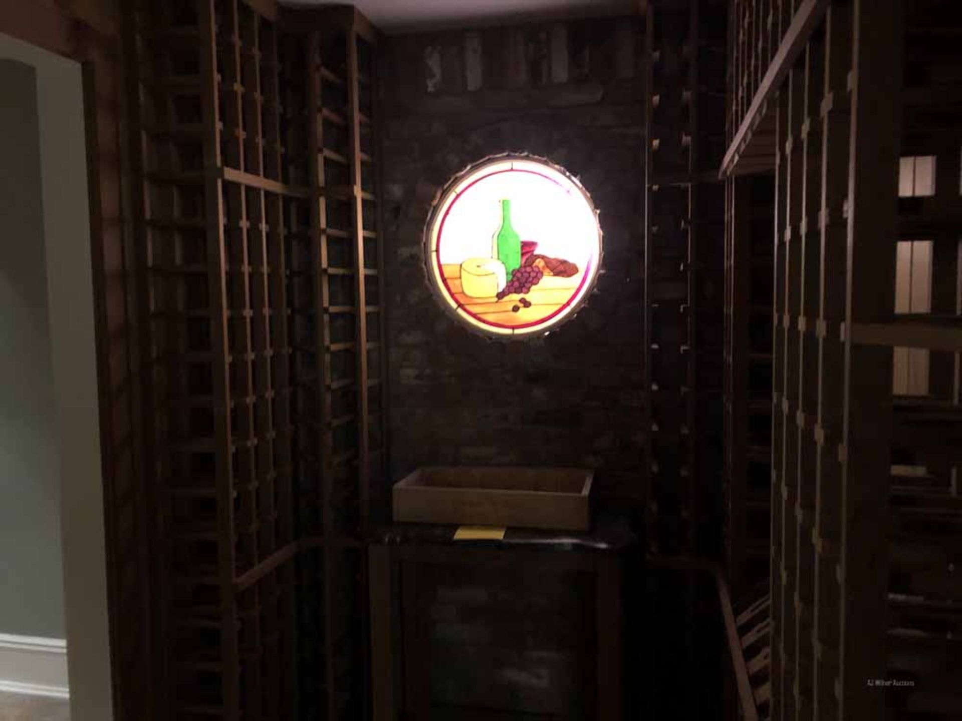 Wine Cellar,Wrought Iron Gate,100 Bottles Capacity - Image 4 of 11