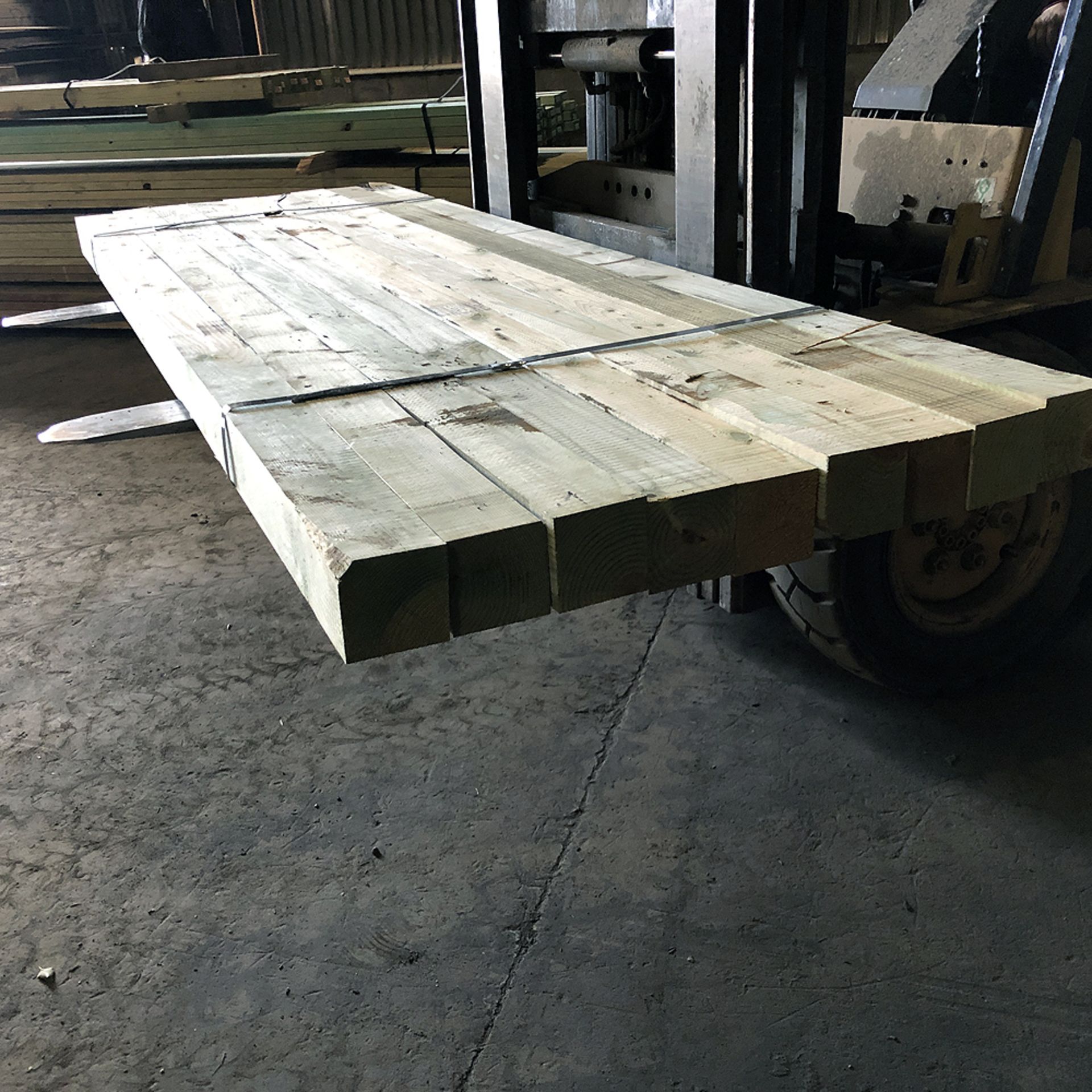 Treated Southern Yellow Pine Number 2, (4 x 4 x 8)