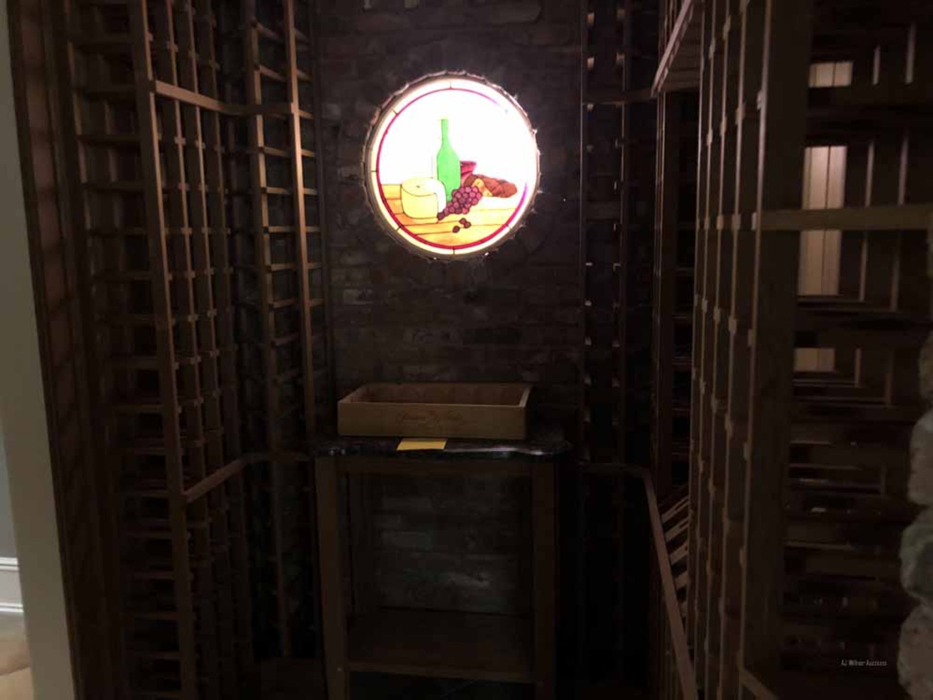 Wine Cellar,Wrought Iron Gate,100 Bottles Capacity - Image 5 of 11