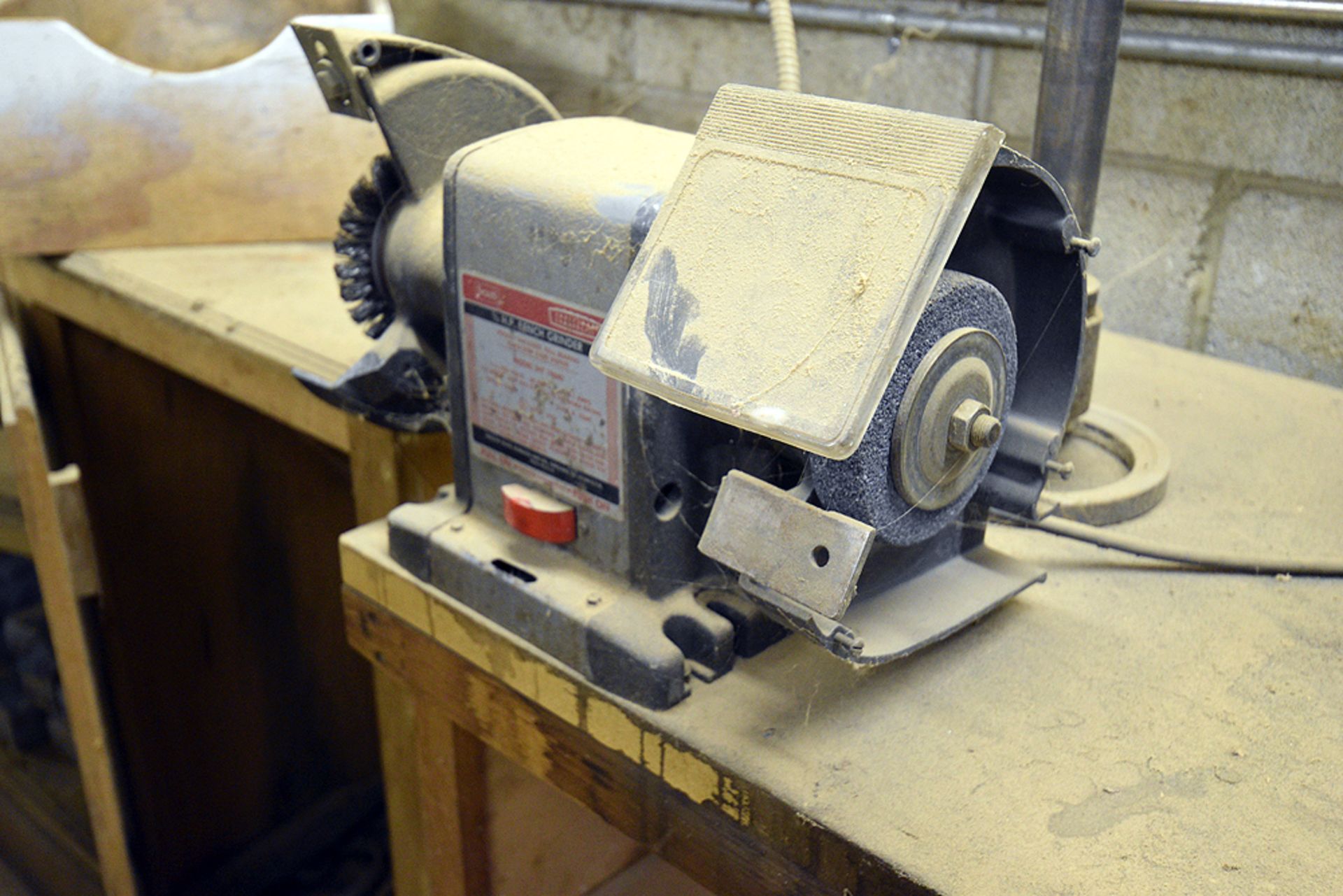 Sears Dual-End Bench Grinder & Makita 14" Chop Saw - Image 2 of 5