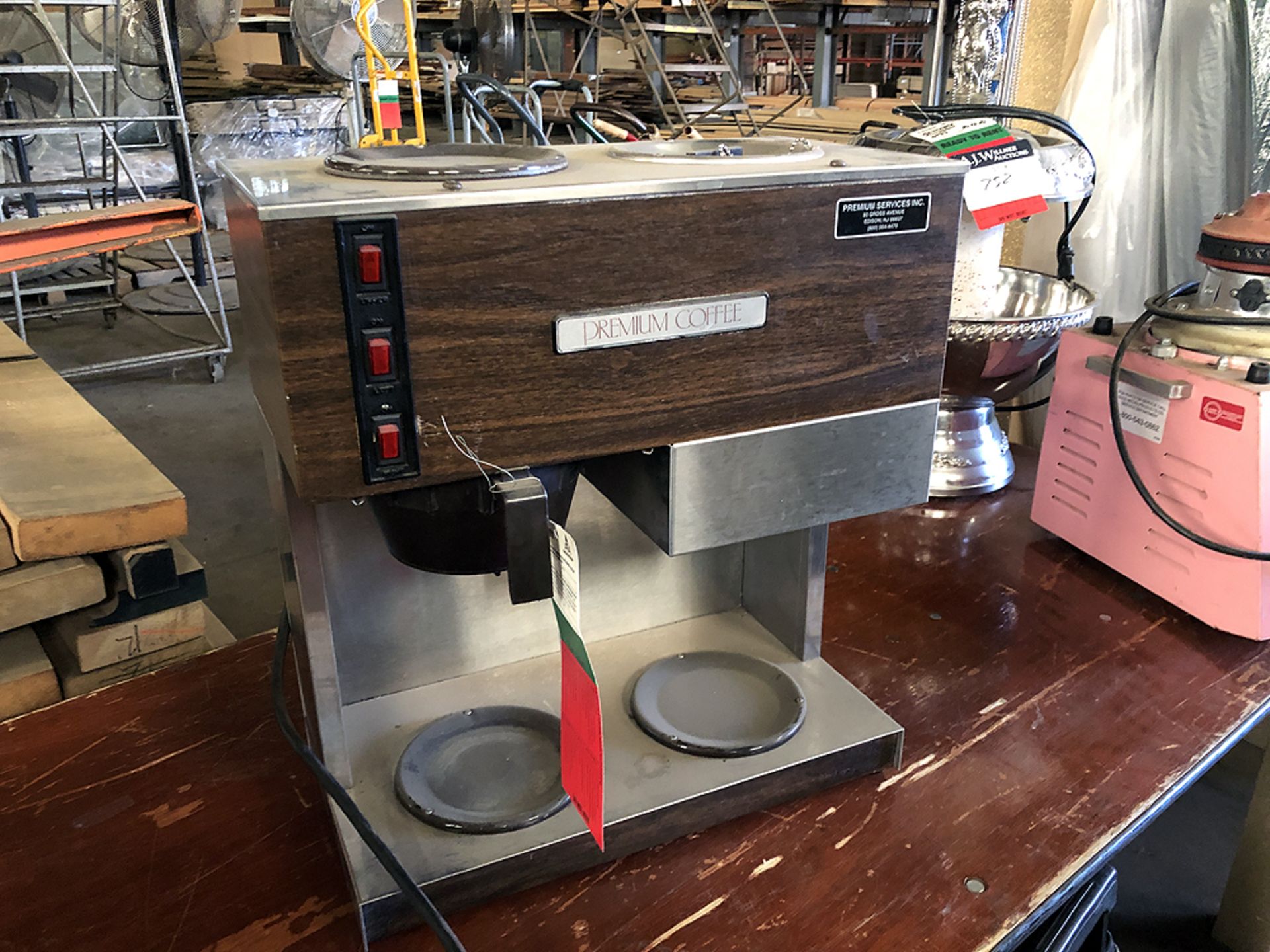 Dual Burner Premium Coffee Maker Rd-3, RD-3A