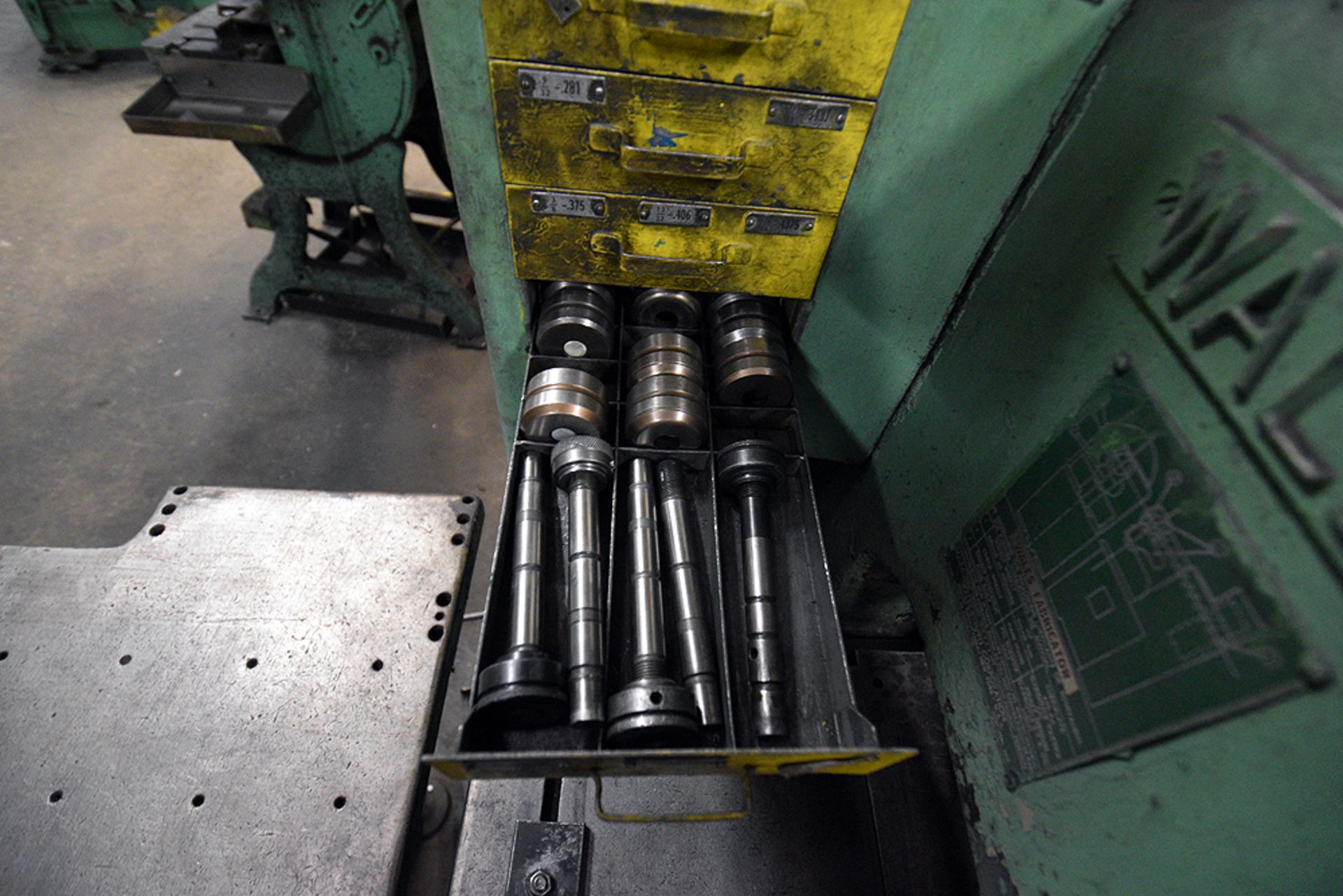 Wales-Strippit Corp. Sheet Metal fabricator w/ Hydra-New-Matic Head, Machine no. 6522156 - Image 12 of 20