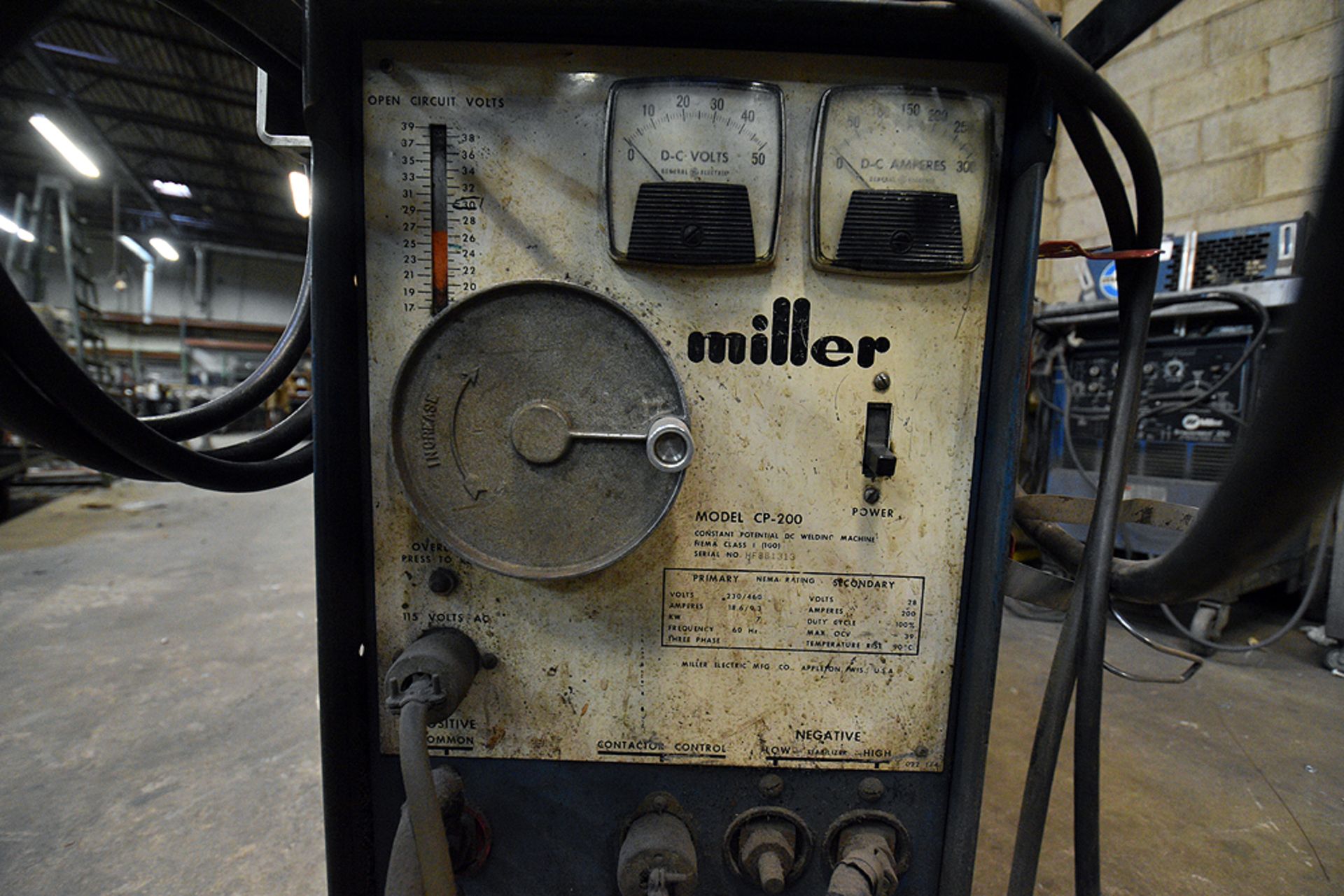 Miller Mig Welder, Model CP-200 s/n HF881313 - Image 4 of 6