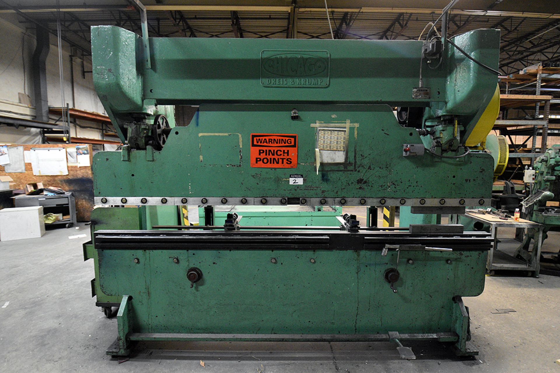 Chicago 8L10 Press Brake, 10' - Image 3 of 4