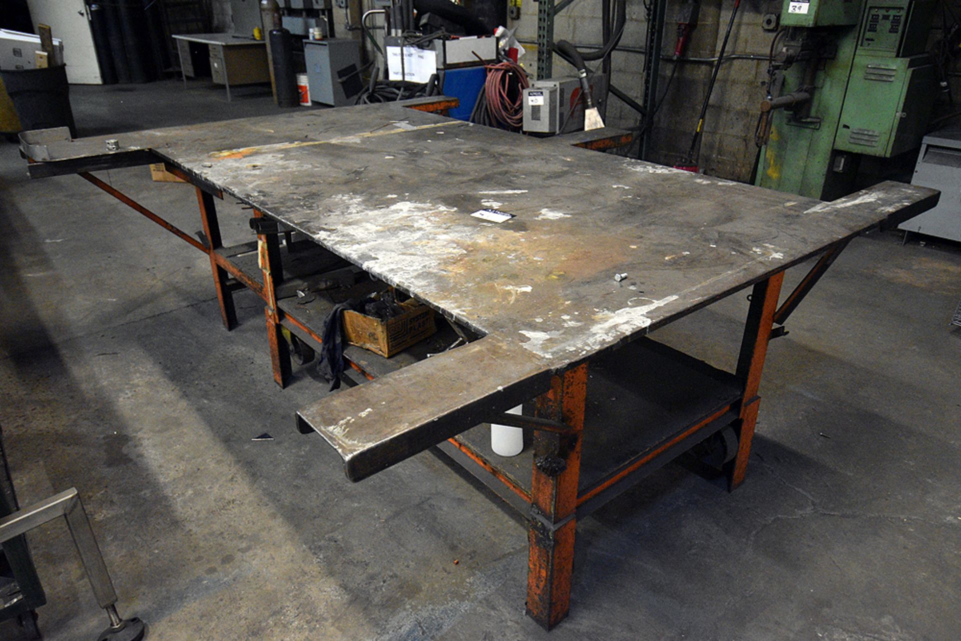 Steel Work Table (97""x78"")