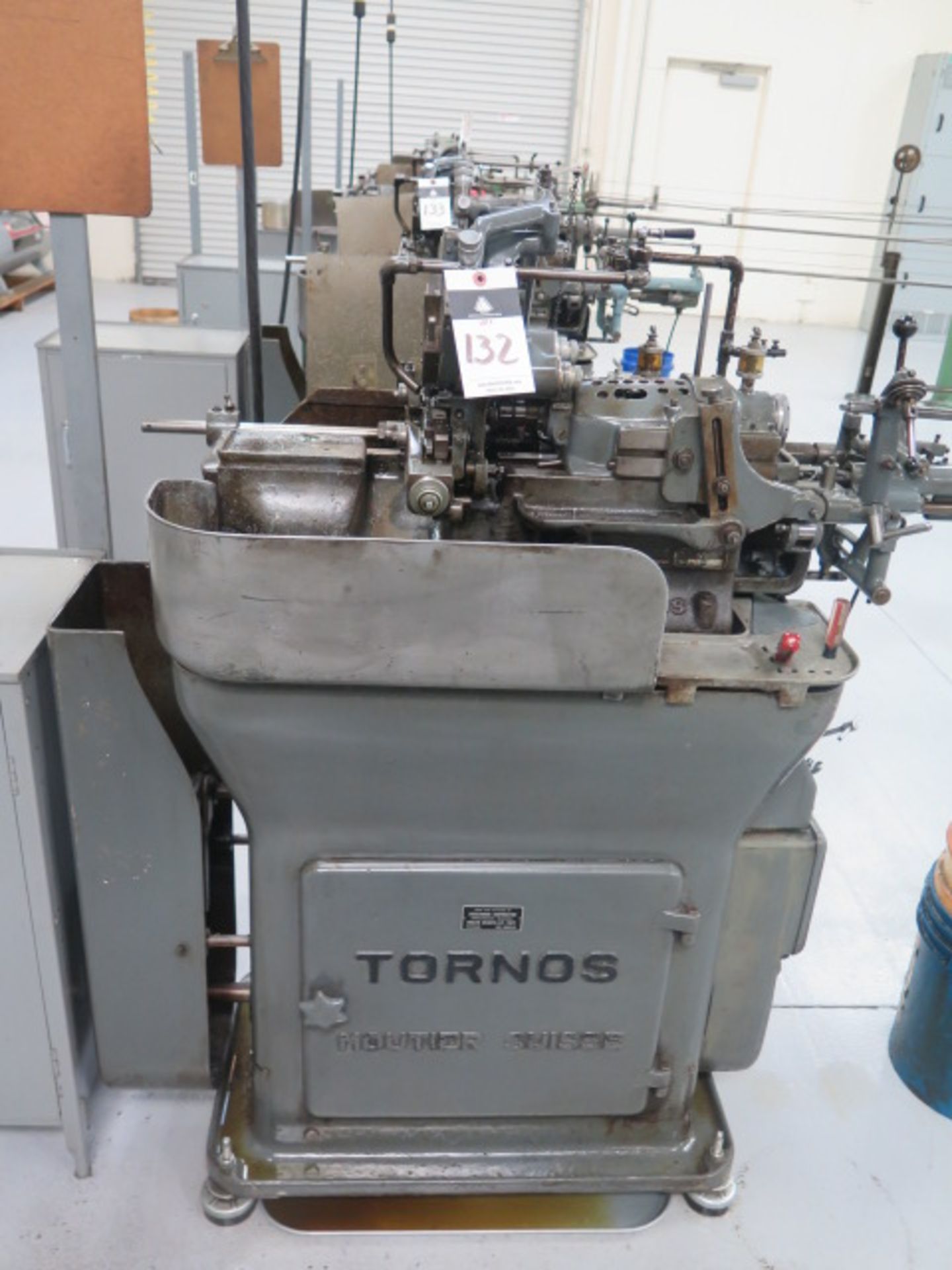 Tornos M7 7mm(.275”) Cap Automatic Screw Machine s/n 95764 w/ 5-Cross Slides, Bar Feed, Coolant