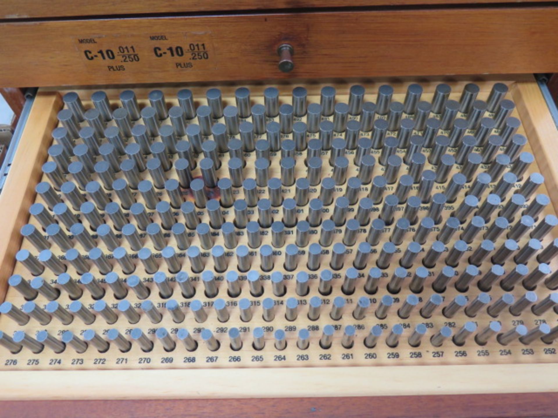 Meyer Pin Gage Cabinet .011-.250, .250-.500 Plus and Minus - Image 3 of 5