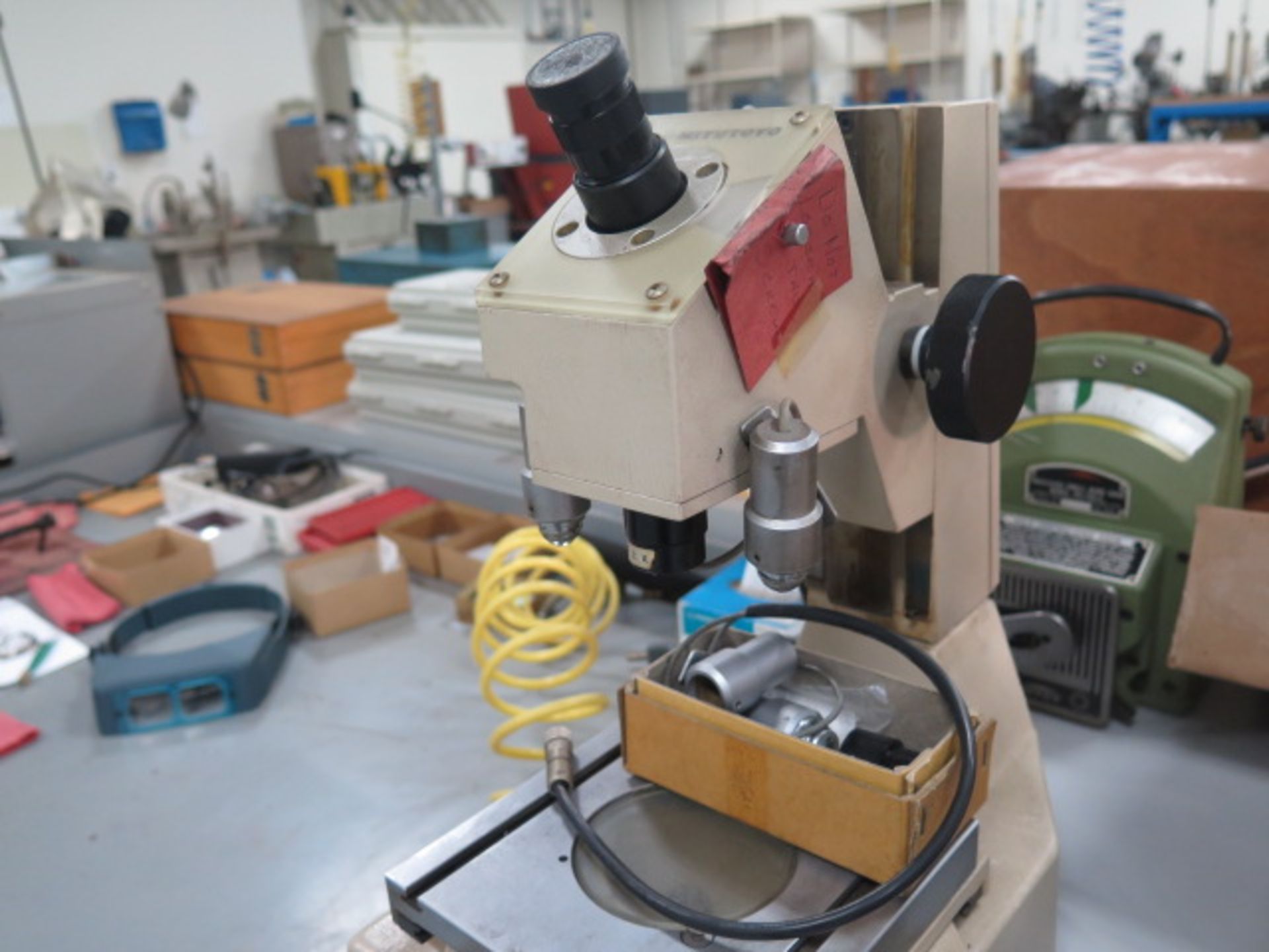 Mitutoyo TM-101 Tool Makers Microscope w/ Light Source - Image 2 of 6