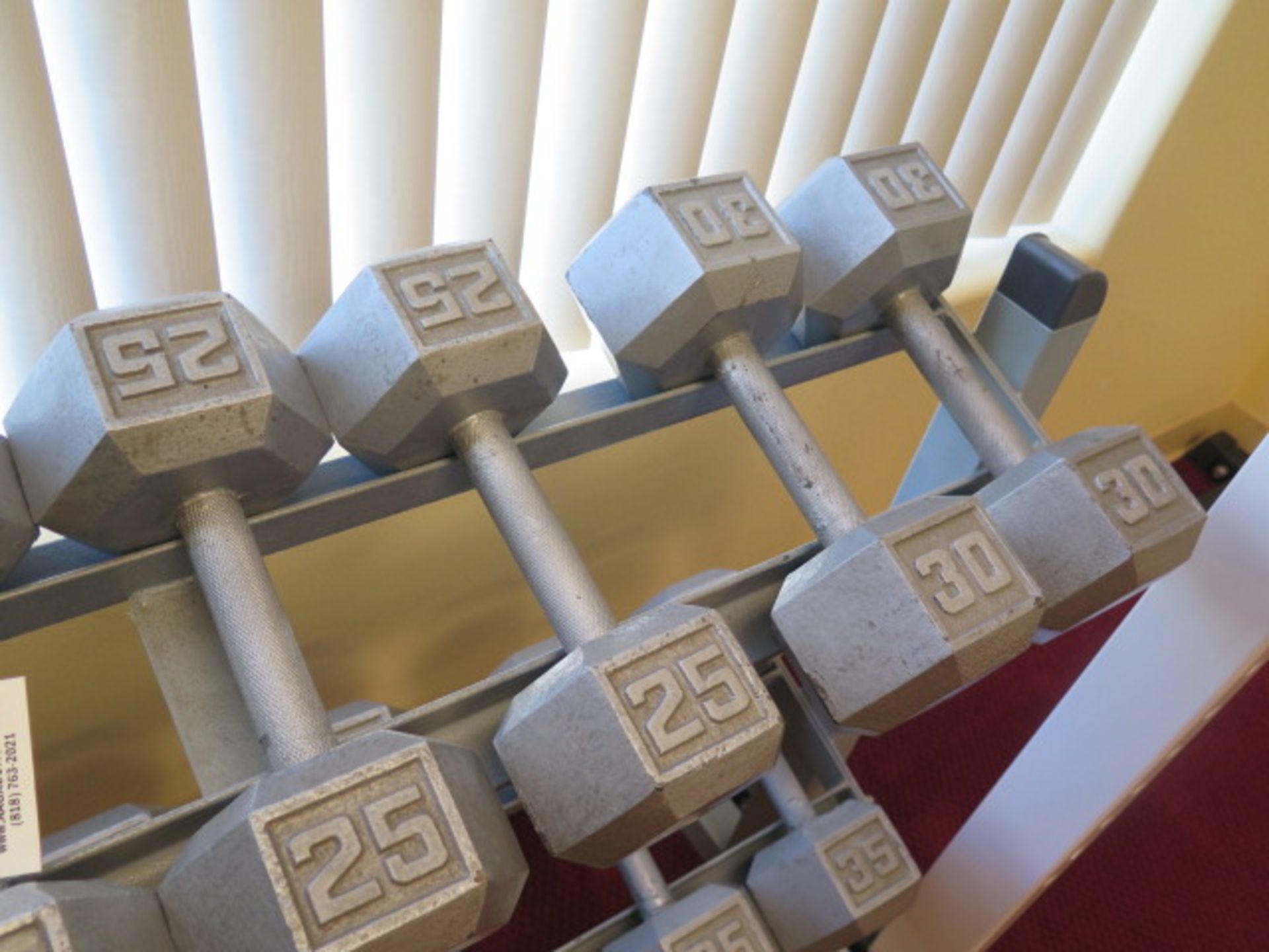 Dumbbell Set w/ Stand - Image 4 of 6