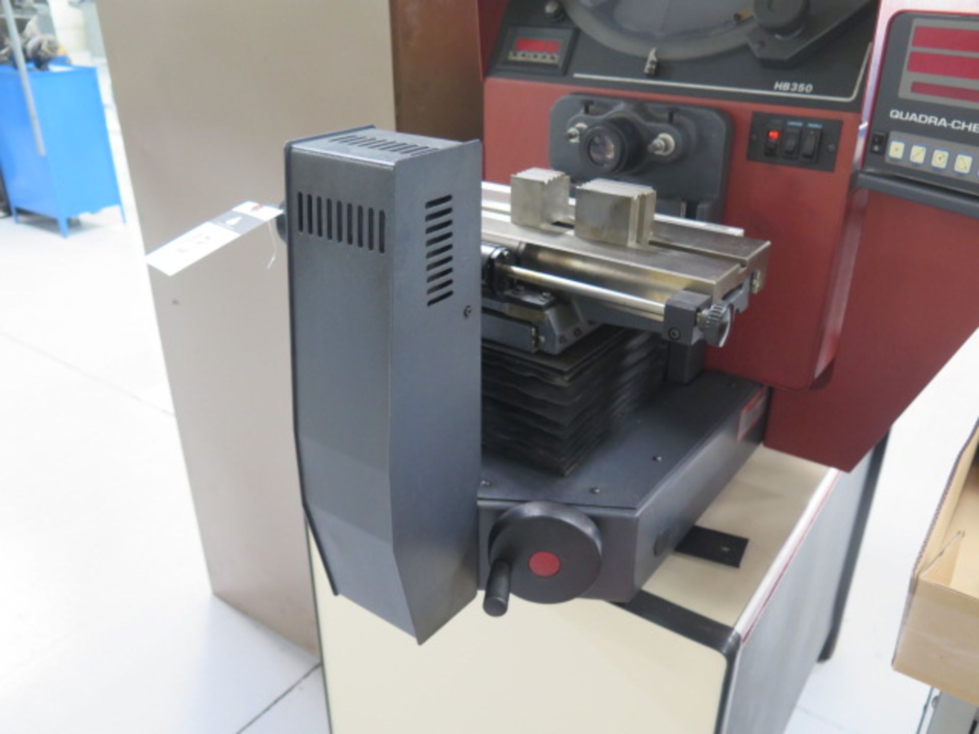 Starrett Sigma HB350 14” Optical Comparator s/n 1471 w/ Quadra-Chek 2000Programmable DRO, Digital - Image 3 of 8