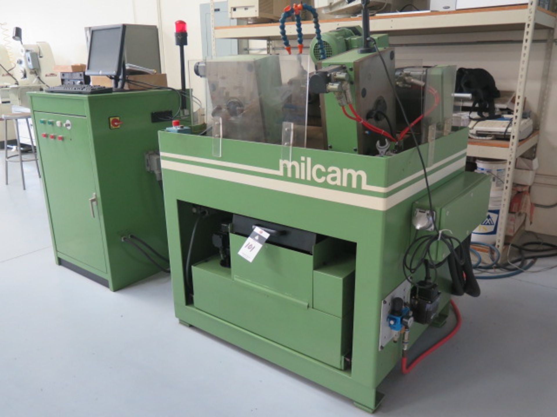 2004 Milicam CNC Cam Making Machine s/n 31885 w/ DOS Based CNC Controls, (2) Radial and Axial 4th - Image 2 of 10