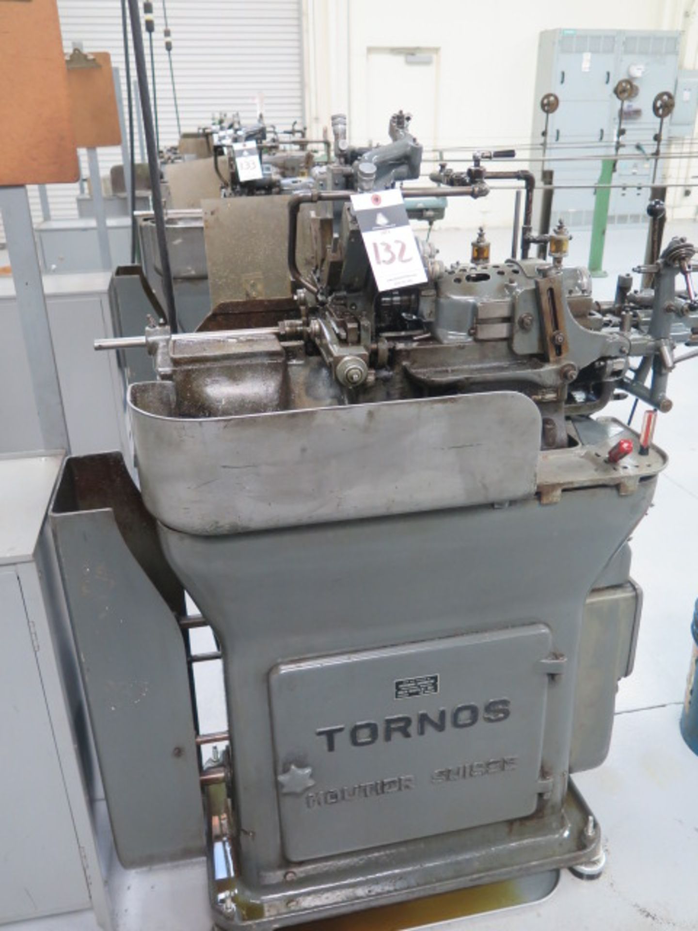 Tornos M7 7mm(.275”) Cap Automatic Screw Machine s/n 95764 w/ 5-Cross Slides, Bar Feed, Coolant - Image 2 of 9