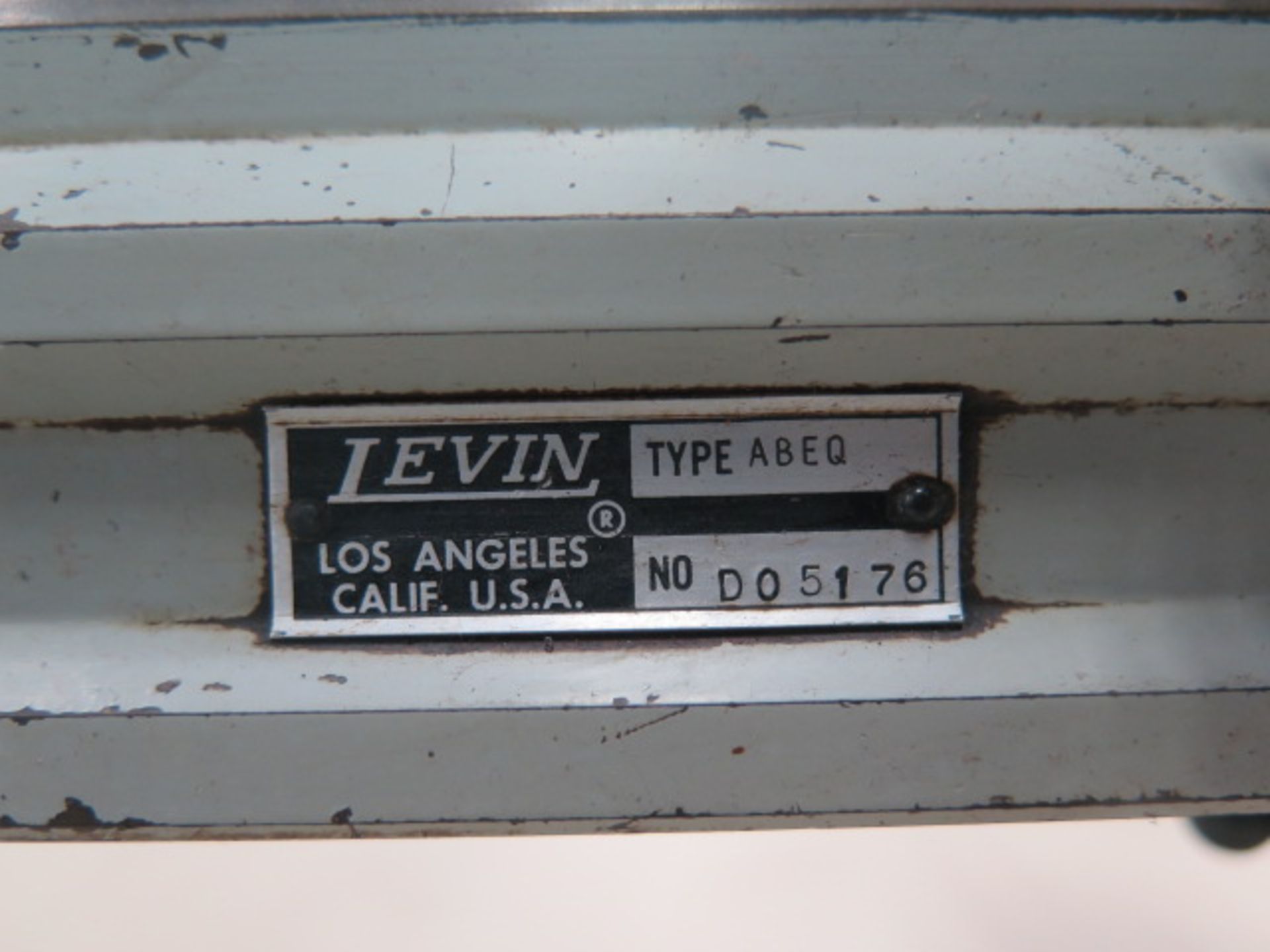 Levin Type ABEQ Precision Jewelers Lathe s/n D01576 w/ 8-Speeds, Compound Cross Slide and Acces - Image 6 of 6